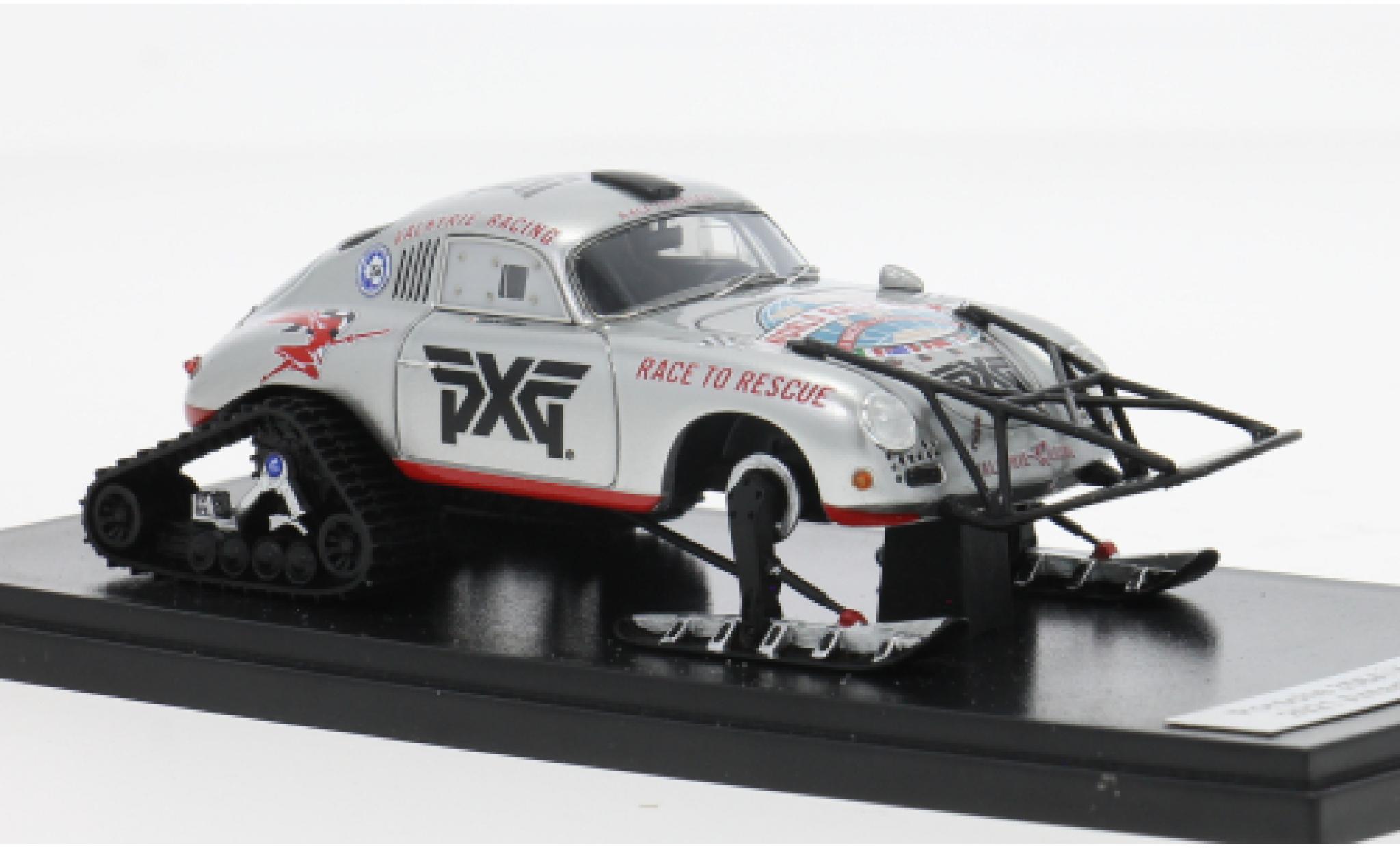 Porsche 356 Matrix A Valkyrie Racing silber/rot 2021 1:43 modellino in miniatura