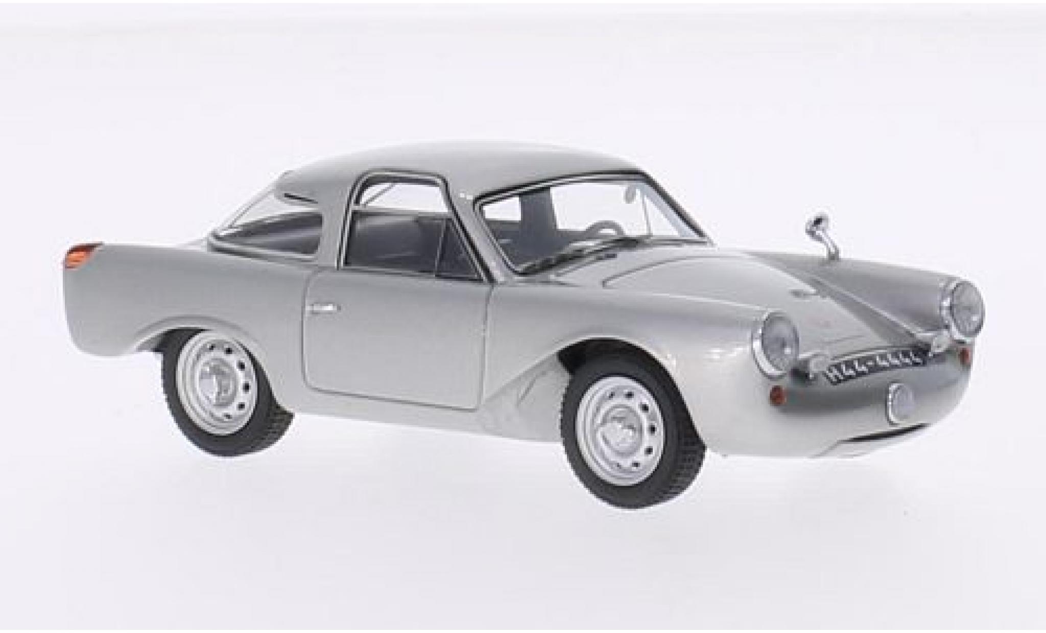Porsche 356 1/43 Matrix Glöckler Special Coupe grigio 1954 modellino in miniatura