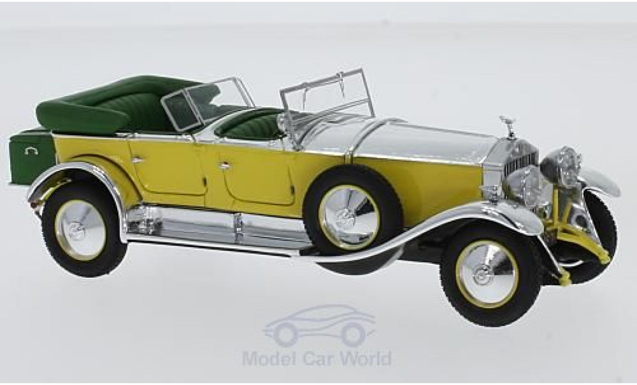 Rolls Royce Phantom 1/43 Matrix Tourer by Barker #820R giallo/grigio RHD 1929 modellino in miniatura