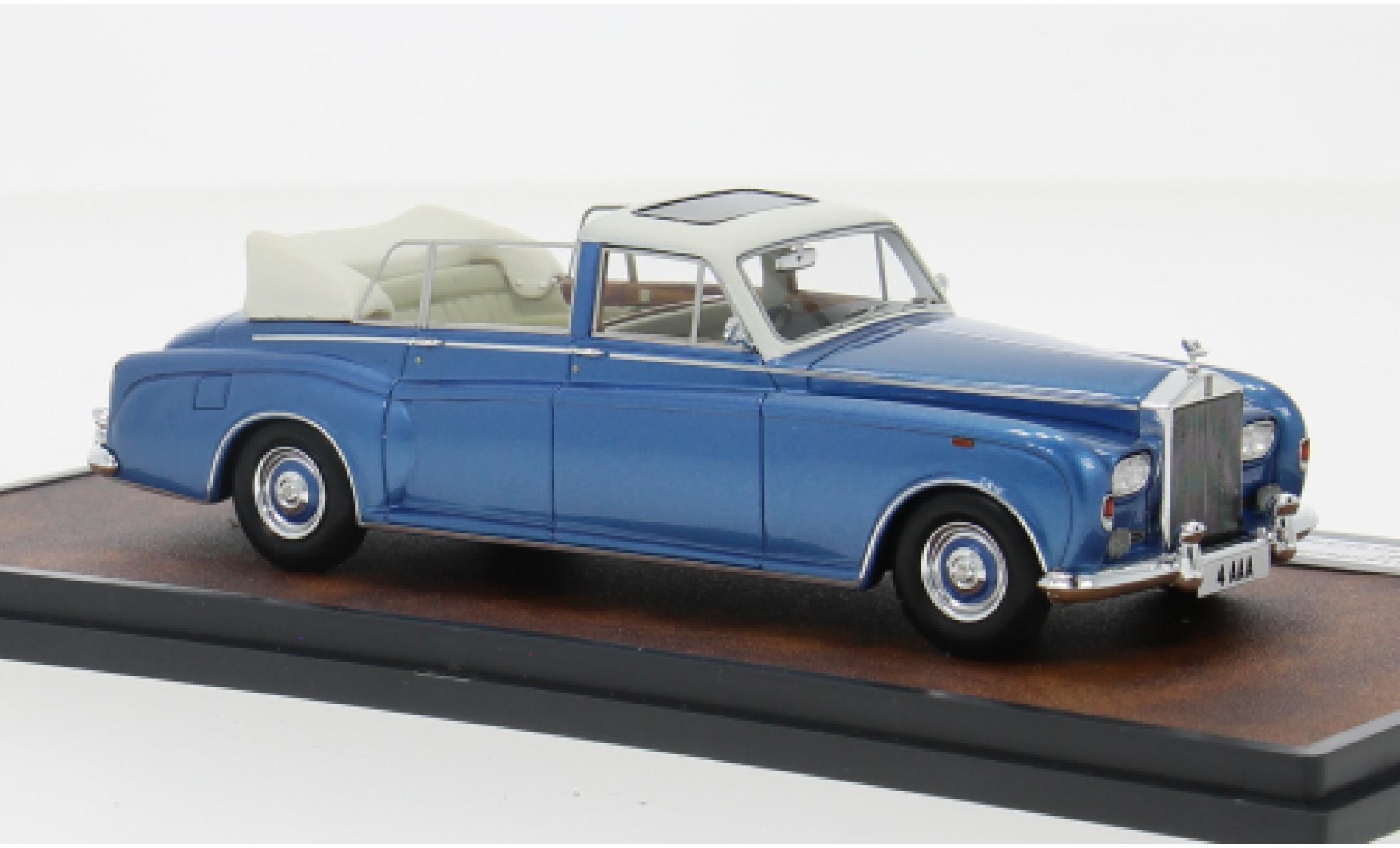 Rolls Royce Phantom 1/43 Matrix VI Landaulet blau 1973 1:43 modellino in miniatura