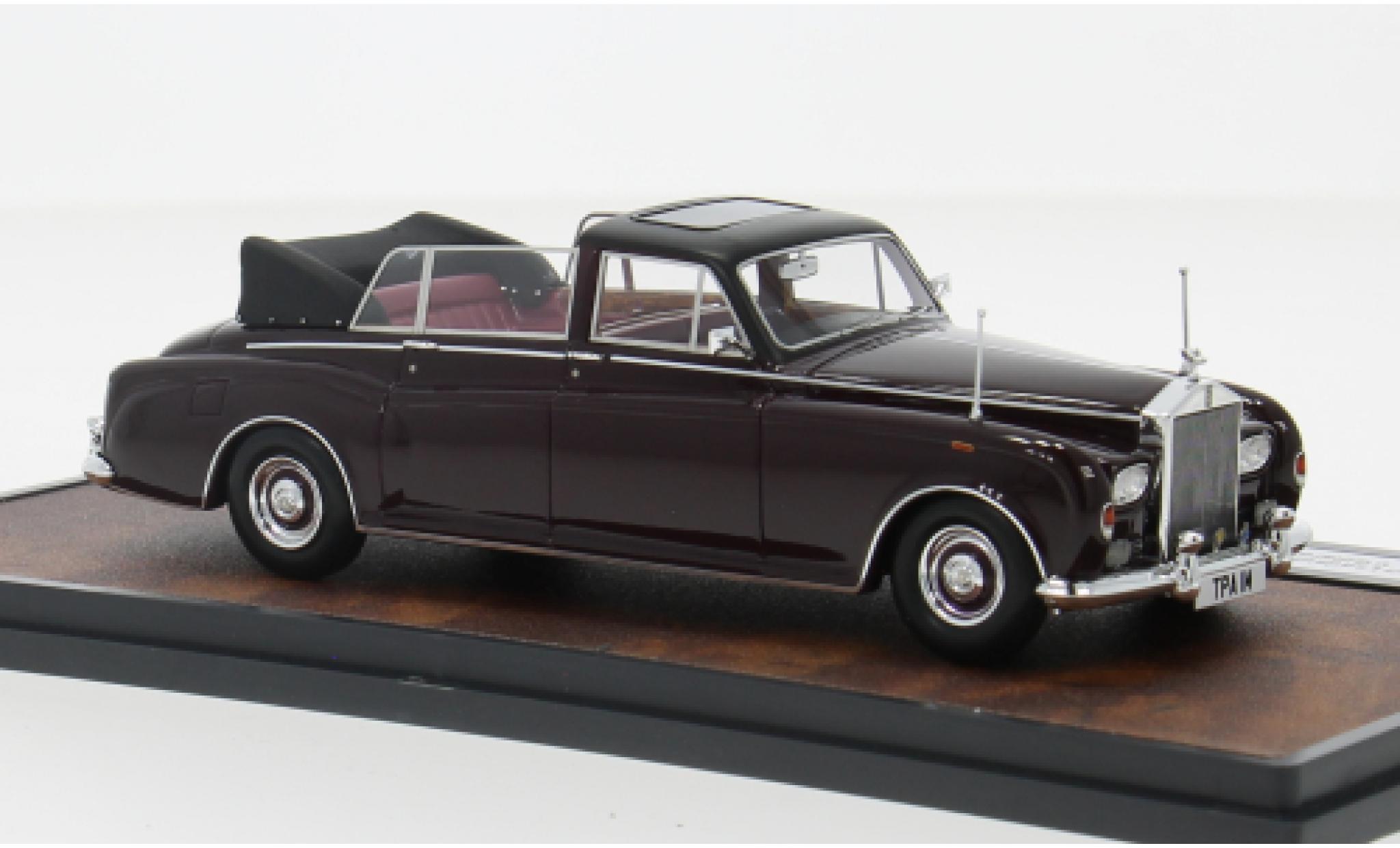 Rolls Royce Phantom 1/43 Matrix VI Landaulet rot 1973 1:43 modellino in miniatura