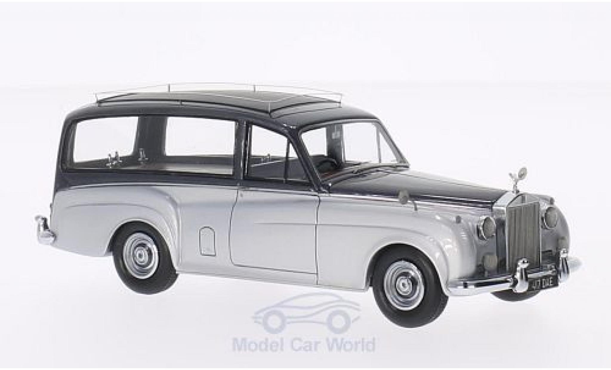 Rolls Royce Silver Cloud 1/43 Matrix Simpson & Slater Hearse grigio/metallico grigio RHD modellino in miniatura