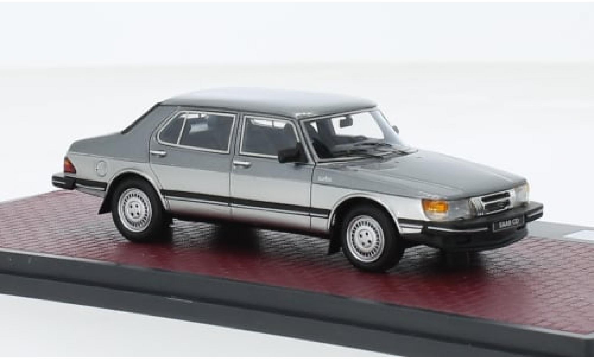 Saab 900 1/43 Matrix CD Turbo metallise grau 1981 1:43 modellino in miniatura