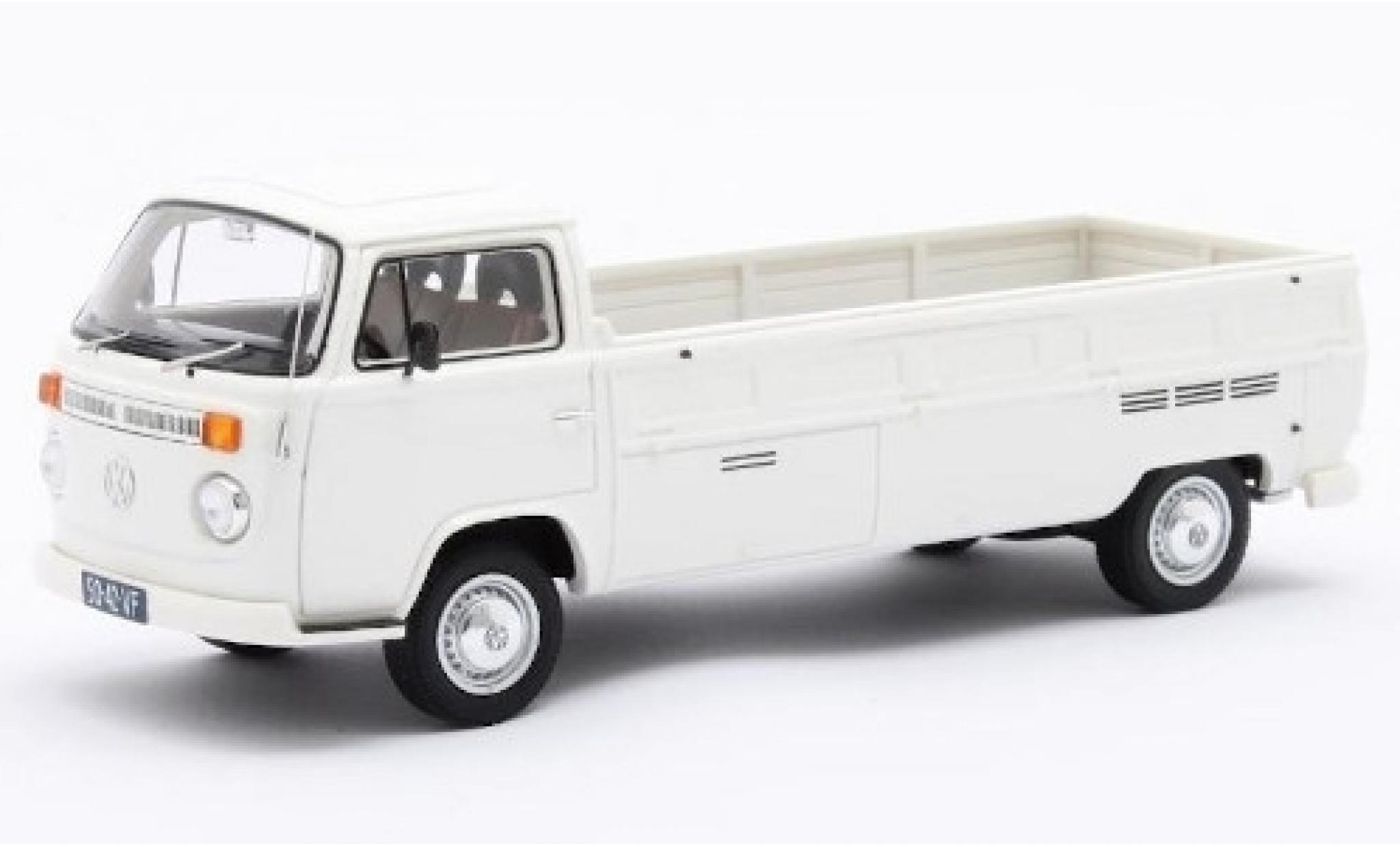 Volkswagen T2 1/43 Matrix Kemperink Special Pick-Up LWB bianco RHD 1976 modellino in miniatura