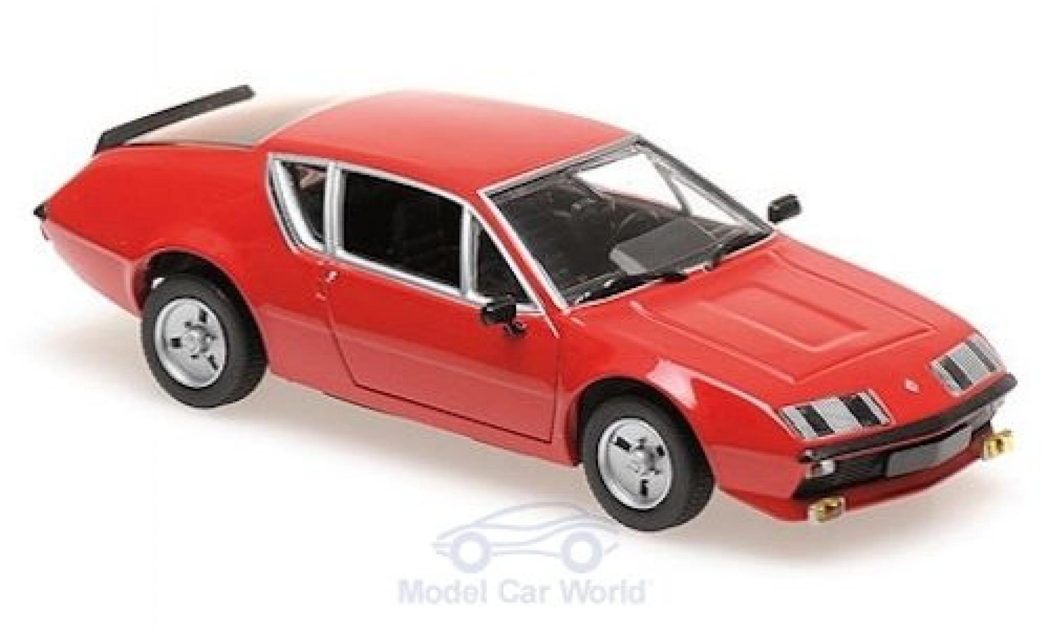 Alpine A310 1/43 Maxichamps Renault A 310 rosso 1976 modellino in miniatura