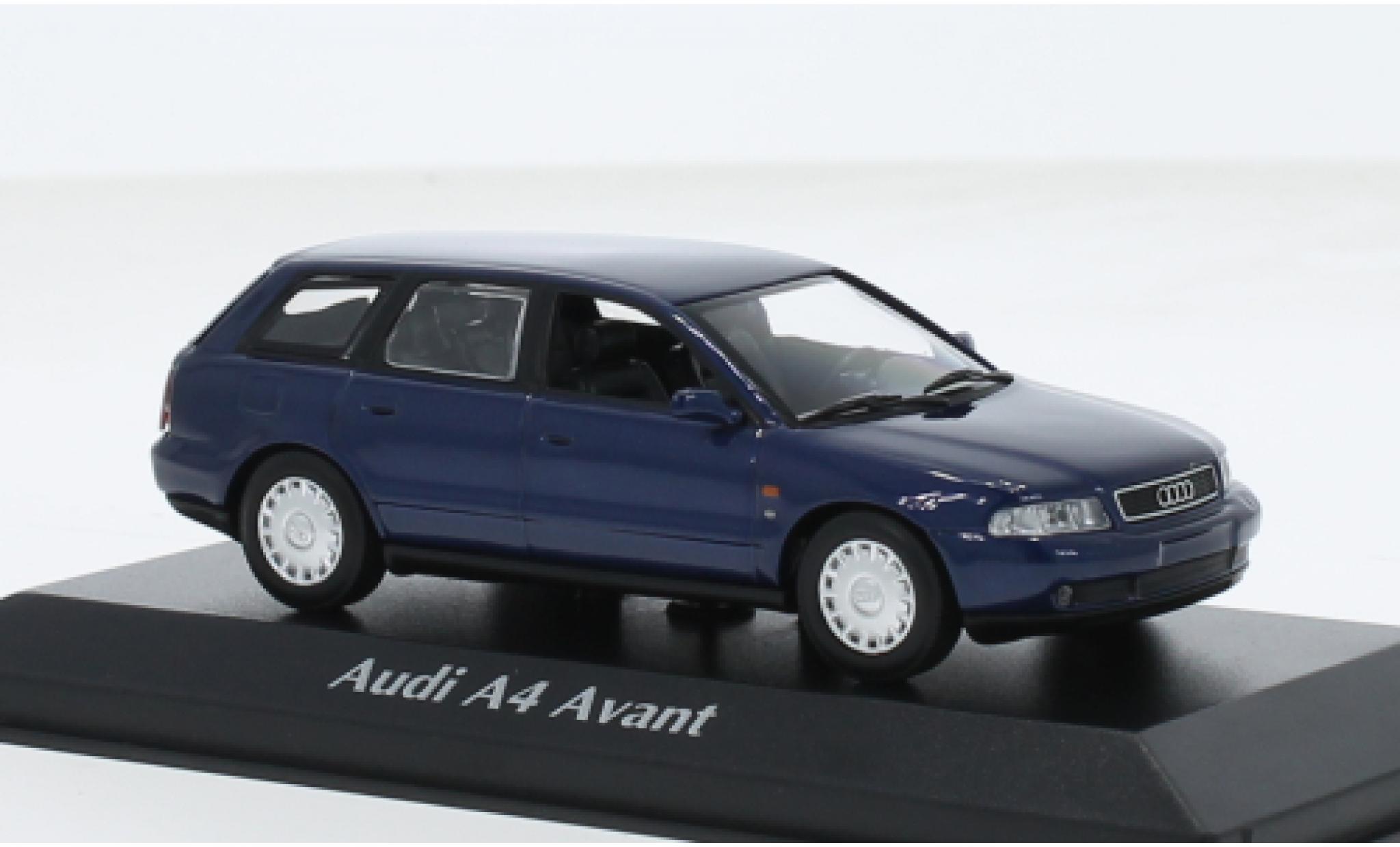 Audi A4 1/43 Maxichamps Avant blau 1995 1:43 modellino in miniatura