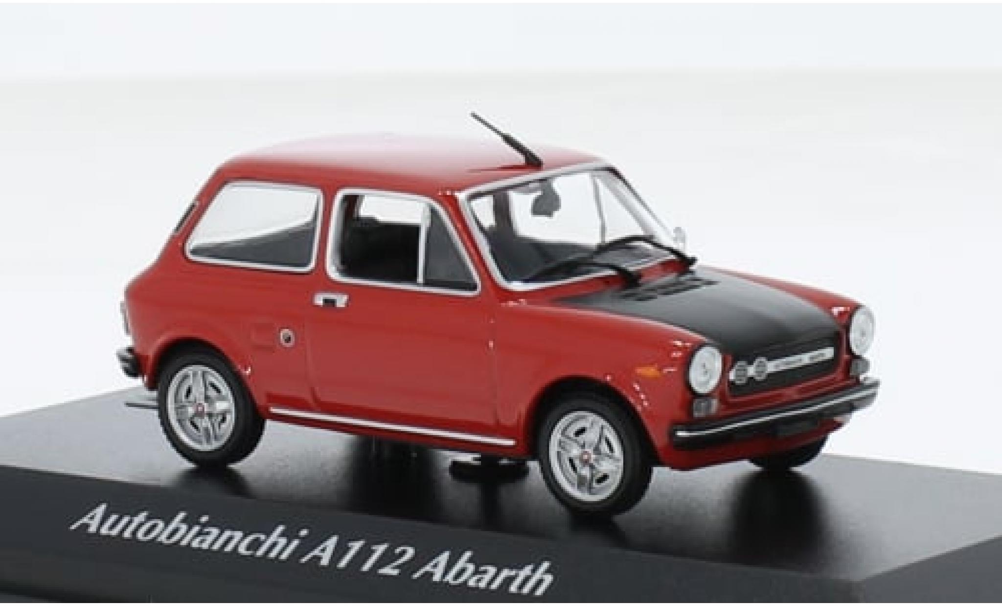 Autobianchi A112 1/43 Maxichamps Abarth rot 1974 1:43 modellino in miniatura