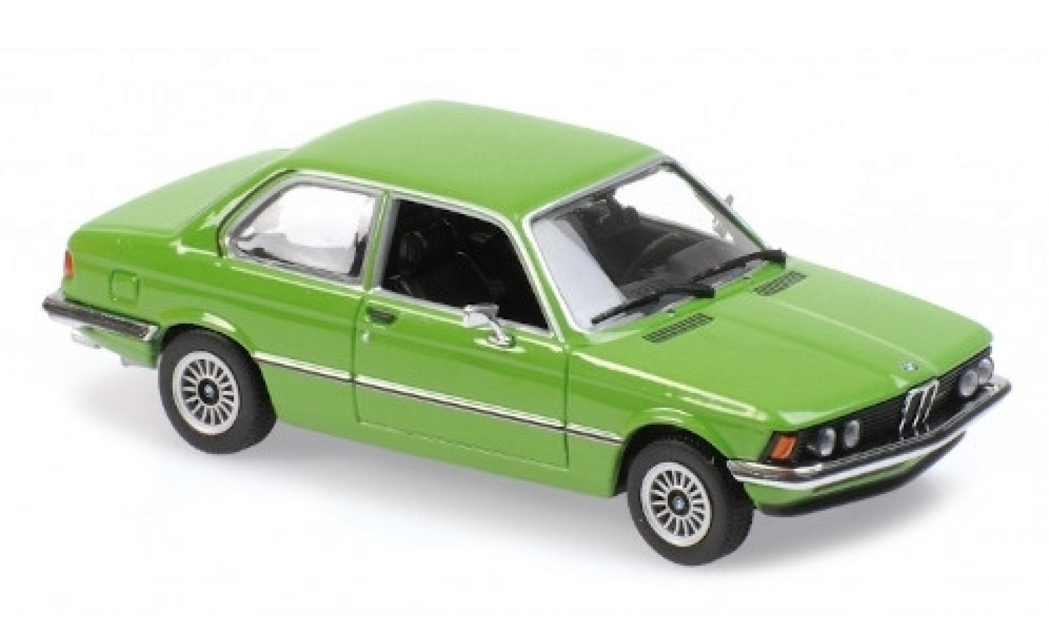 Bmw 323 1/43 Maxichamps i (E21) verde 1975 modellino in miniatura