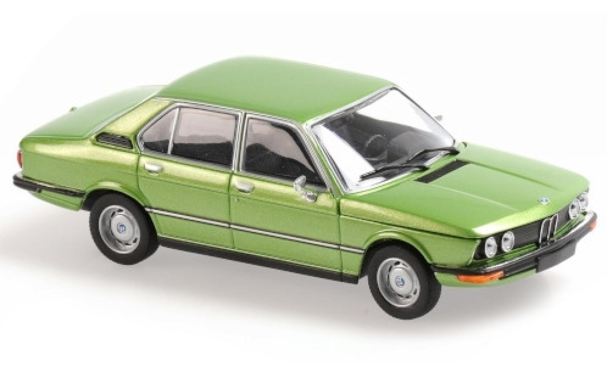 Bmw 520 1/43 Maxichamps (E12) metallico verde 1972 modellino in miniatura