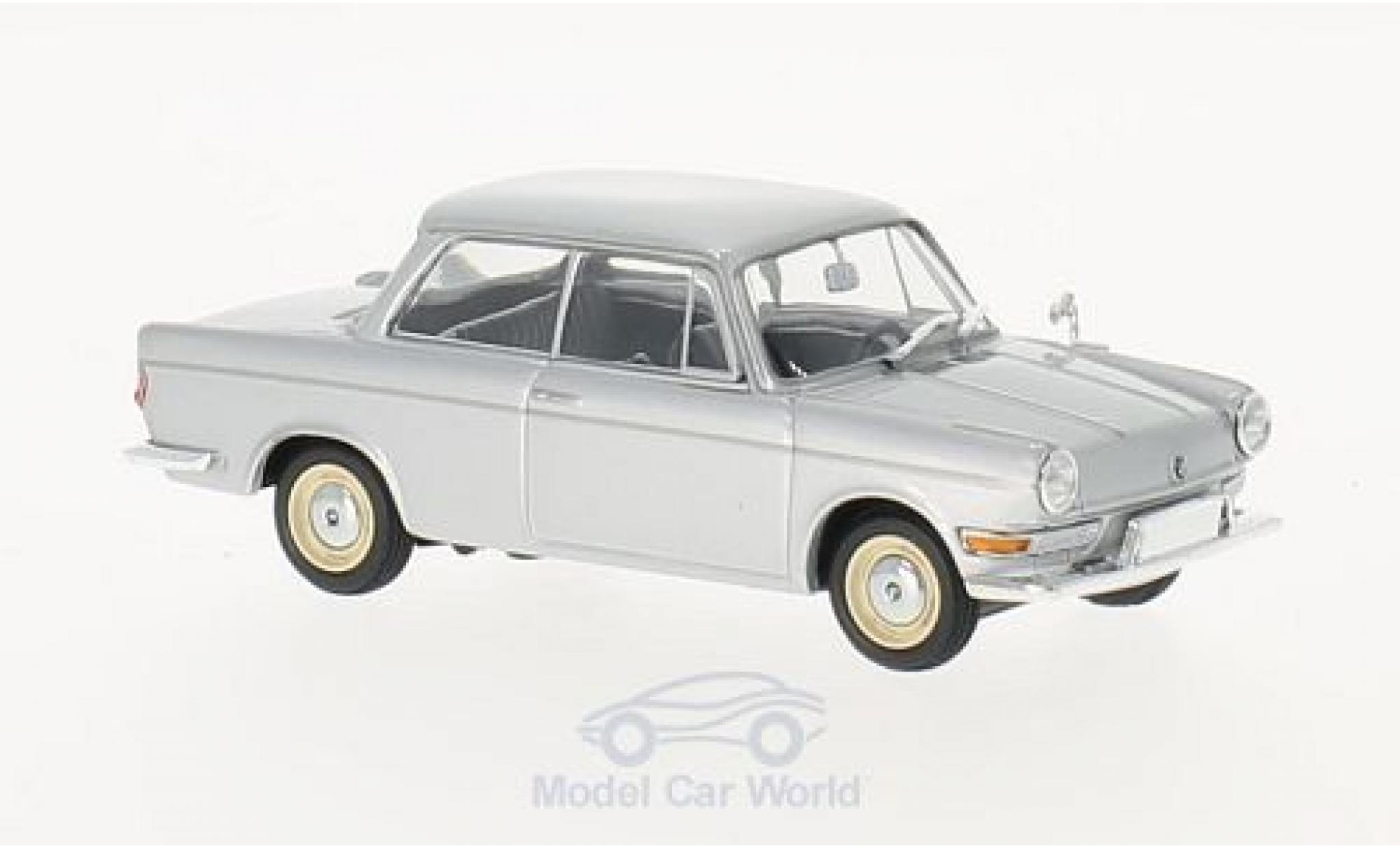 Bmw 700 1/43 Maxichamps LS grigio 1960 modellino in miniatura