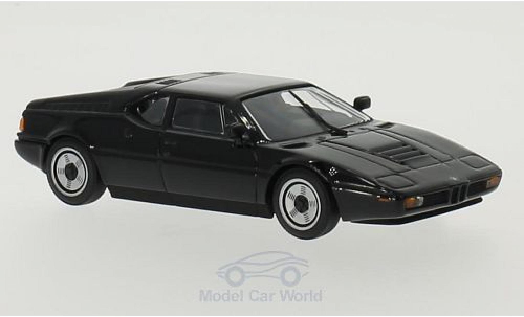 Bmw M1 1979 1/43 Maxichamps nero 1979 modellino in miniatura