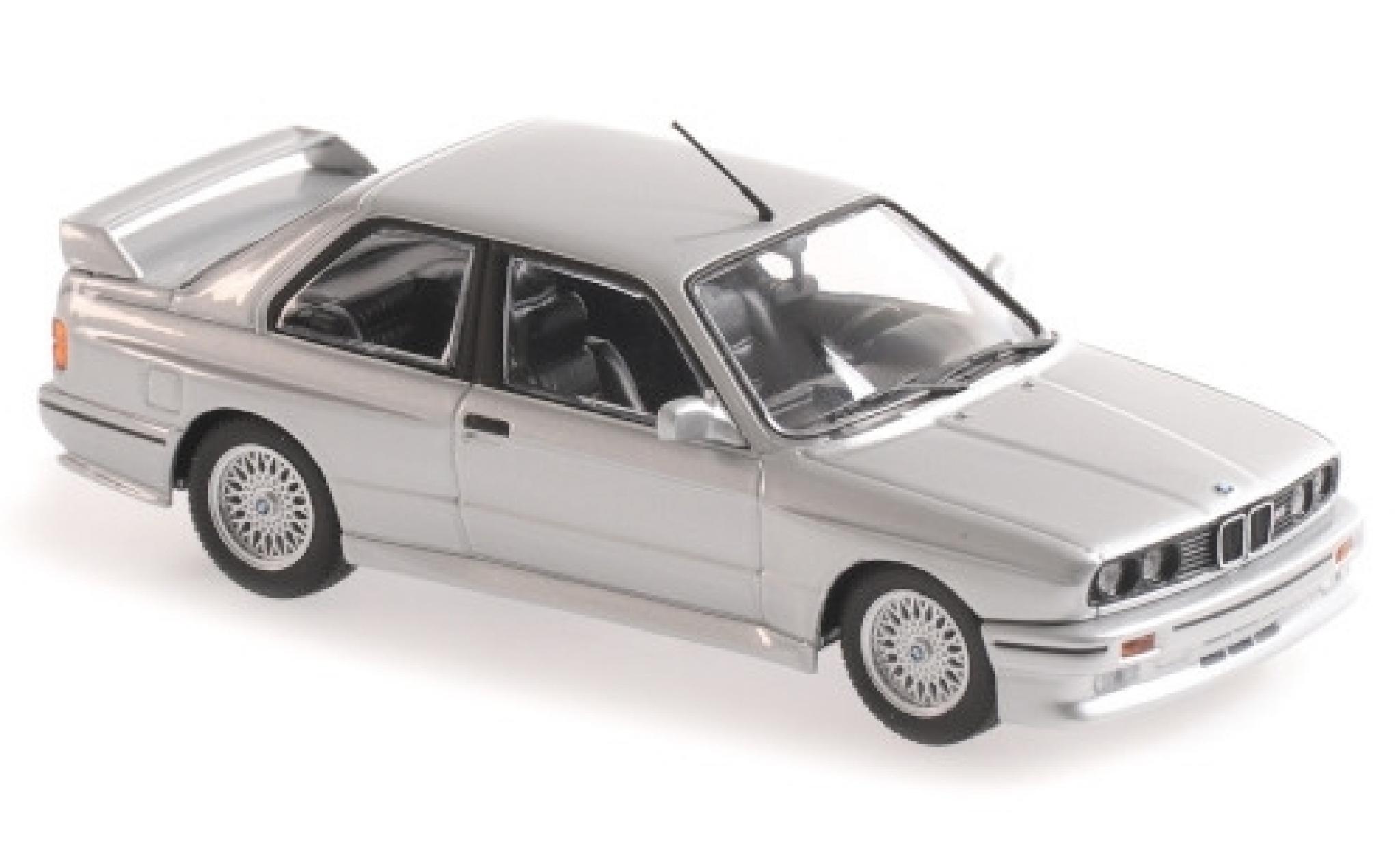 Bmw M3 1/43 Maxichamps (E30) grigio 1987 modellino in miniatura