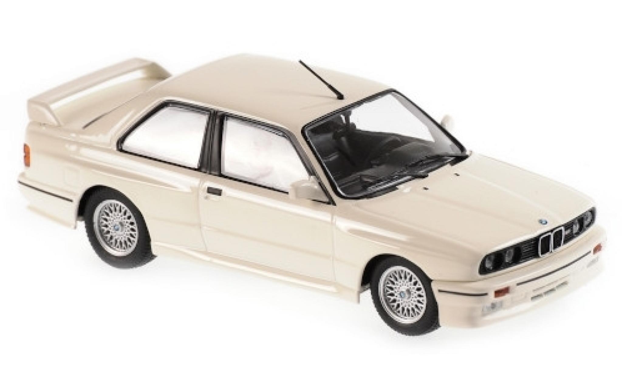 Bmw M3 1/43 Maxichamps (E30) bianco 1987 modellino in miniatura