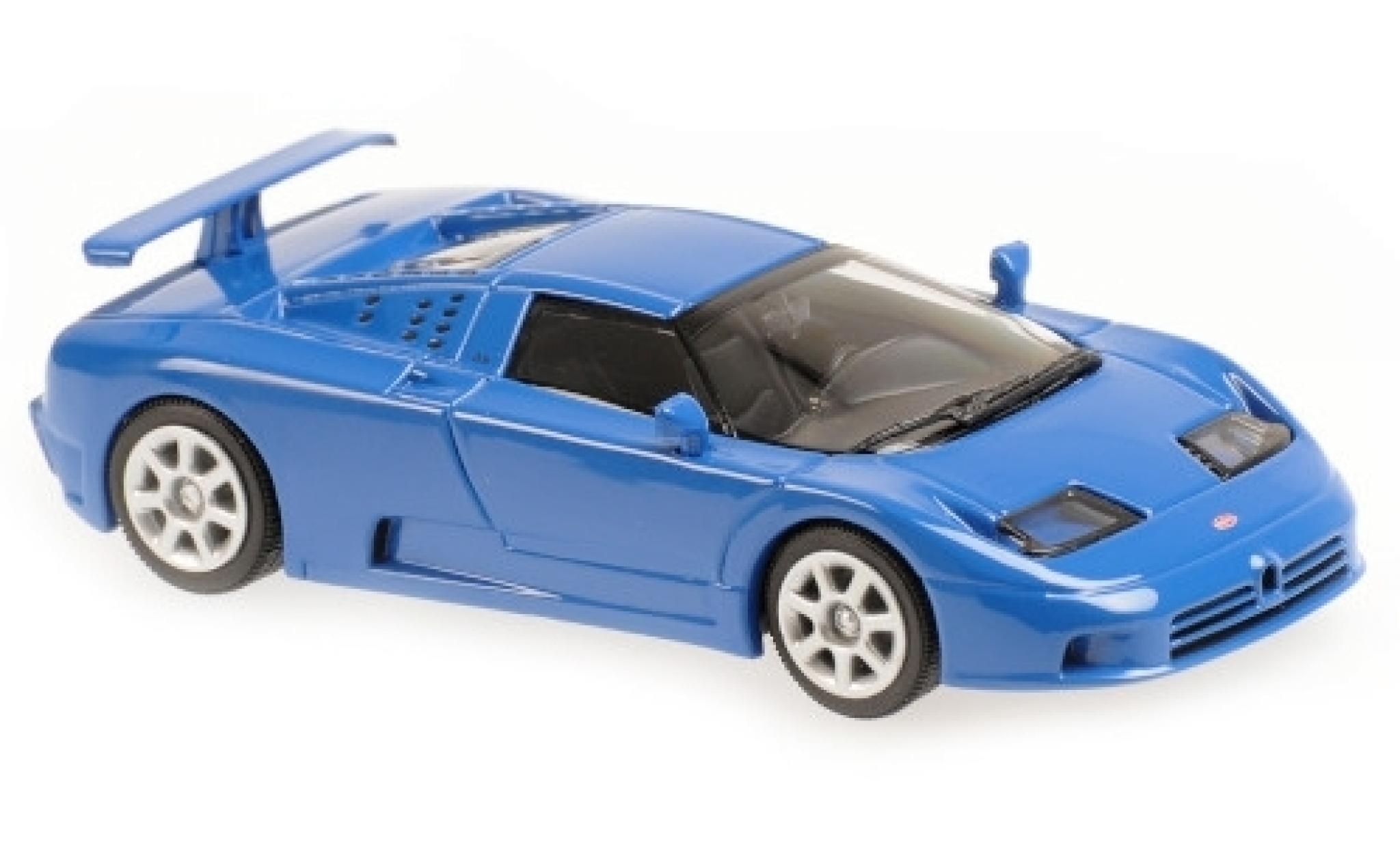 Bugatti EB110 1/43 Maxichamps EB 110 blu 1994 modellino in miniatura