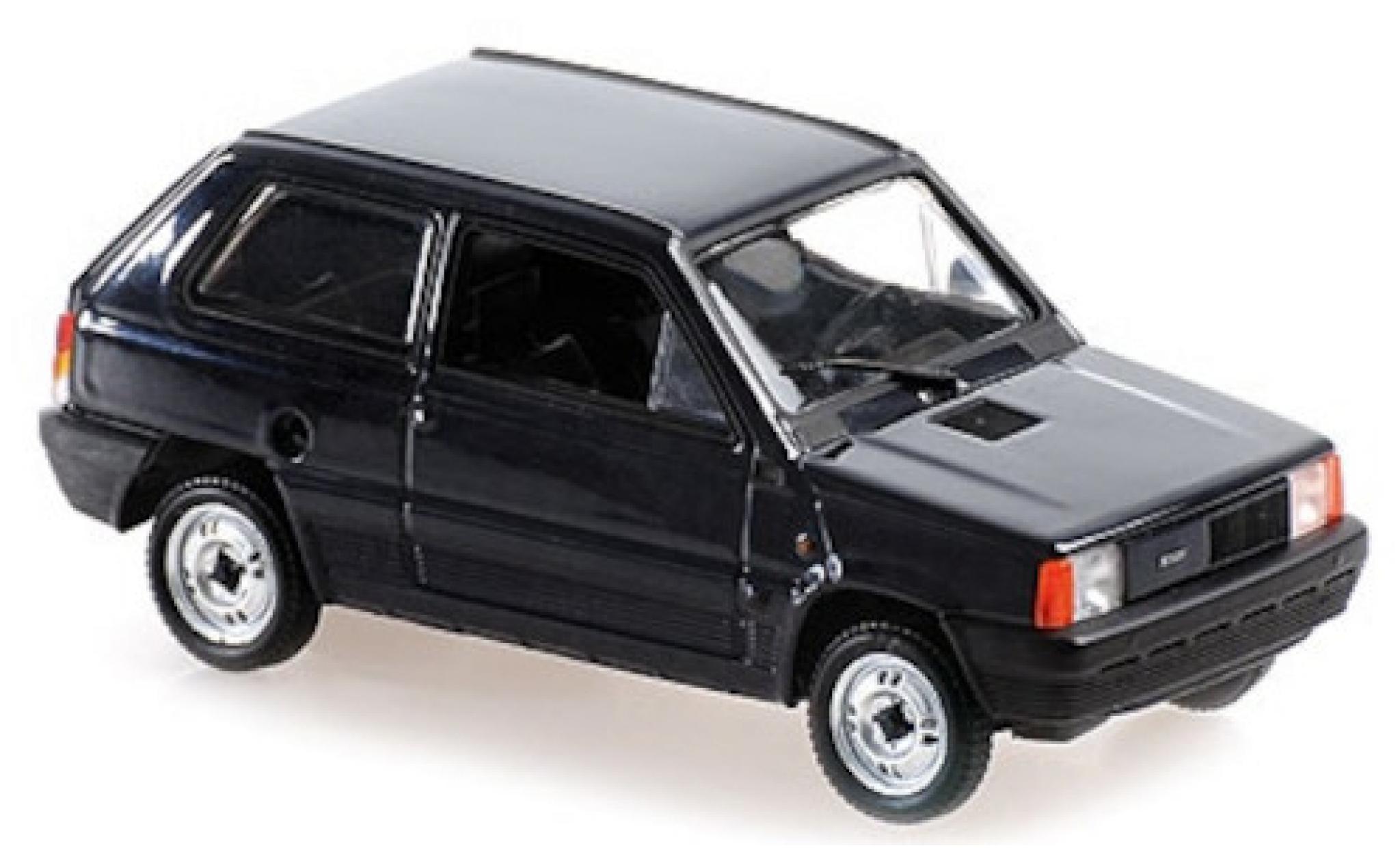 Fiat Panda 1/43 Maxichamps blu 1980 modellino in miniatura