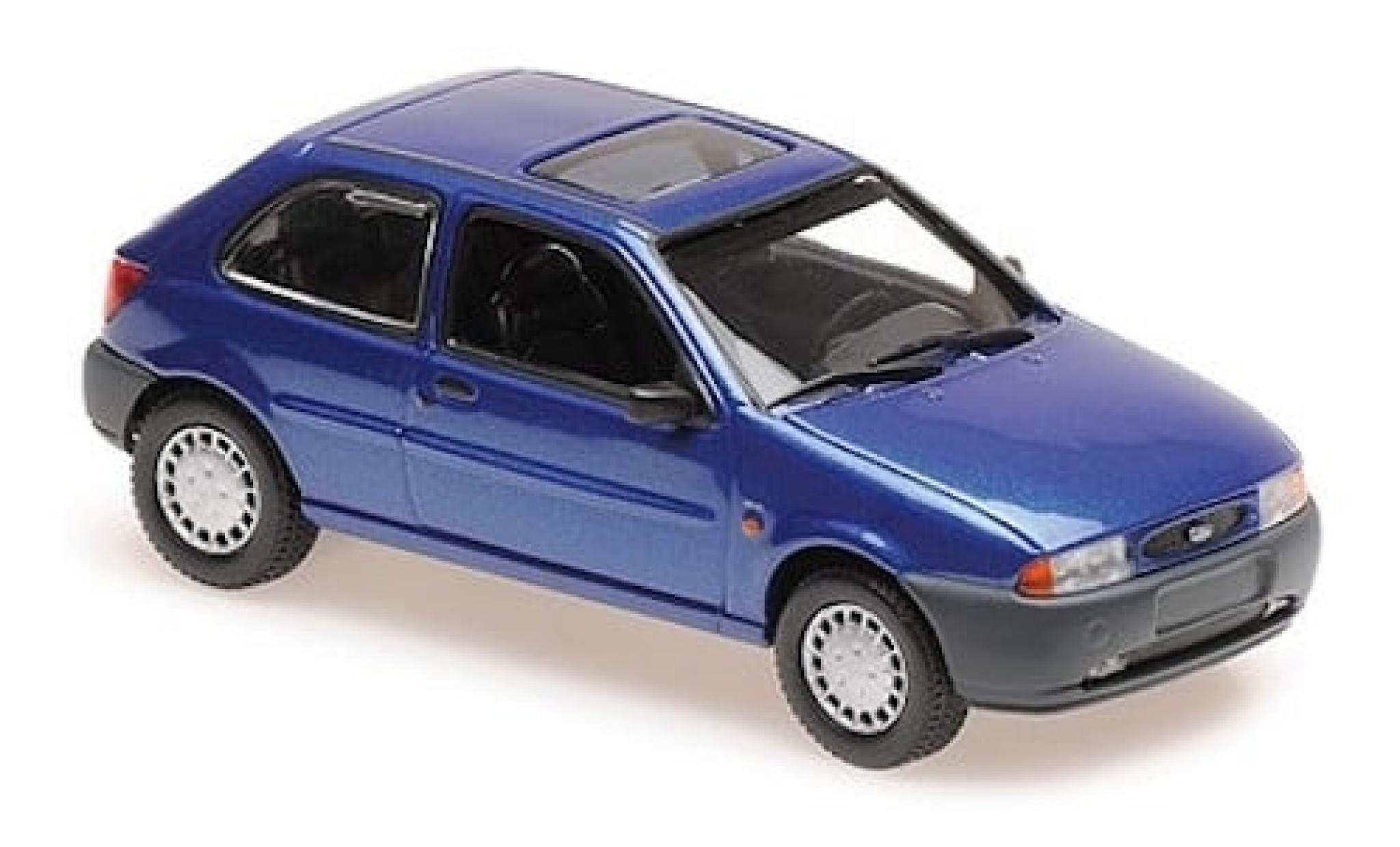 Ford Fiesta 1/43 Maxichamps metallise blau 1995 1:43 modellino in miniatura