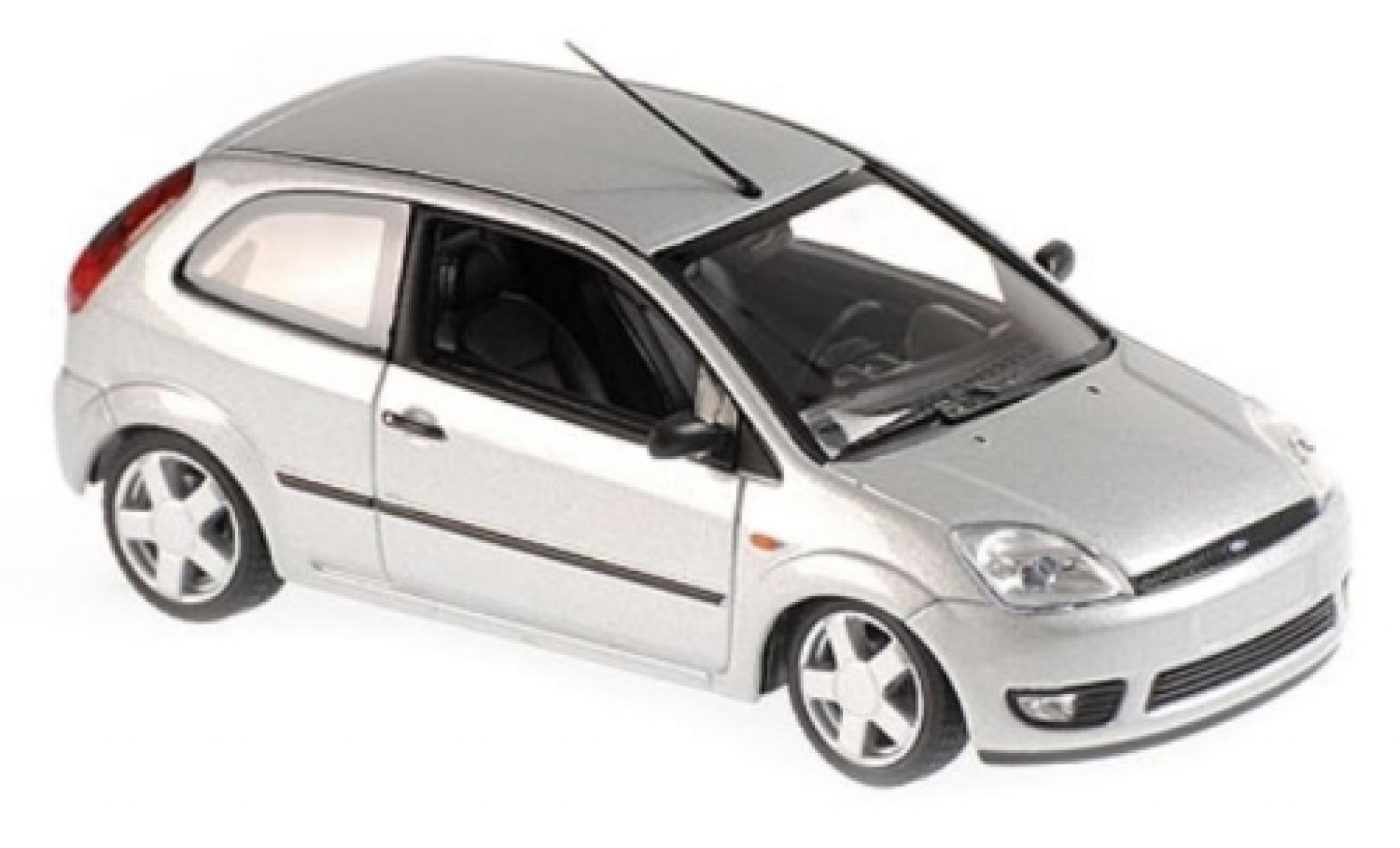Ford Fiesta 1/43 Maxichamps silber 2002 1:43 modellino in miniatura