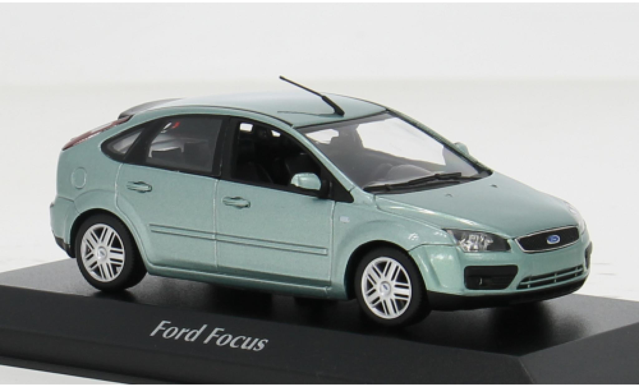 Ford Focus 1/43 Maxichamps MK II metallise blau 2004 1:43 modellino in miniatura
