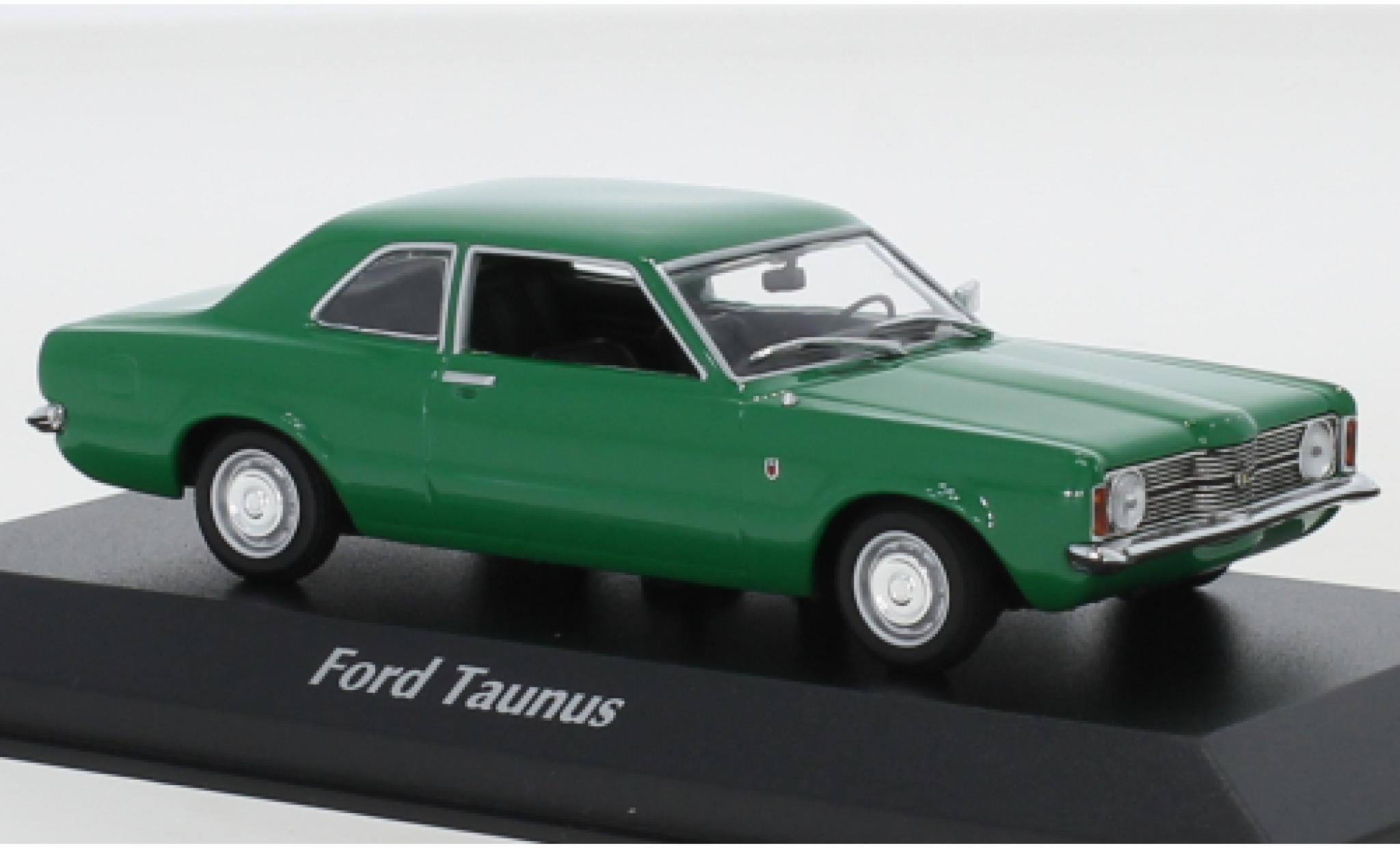 Ford Taunus 1/43 Maxichamps (TCI) verde 1970 modellino in miniatura