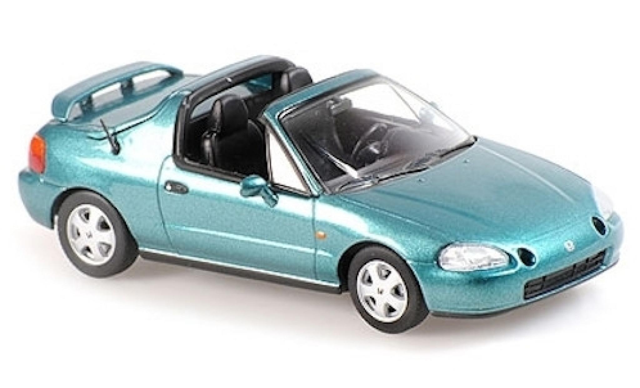 Honda CR-X 1/43 Maxichamps del Sol metallico verde 1992 modellino in miniatura