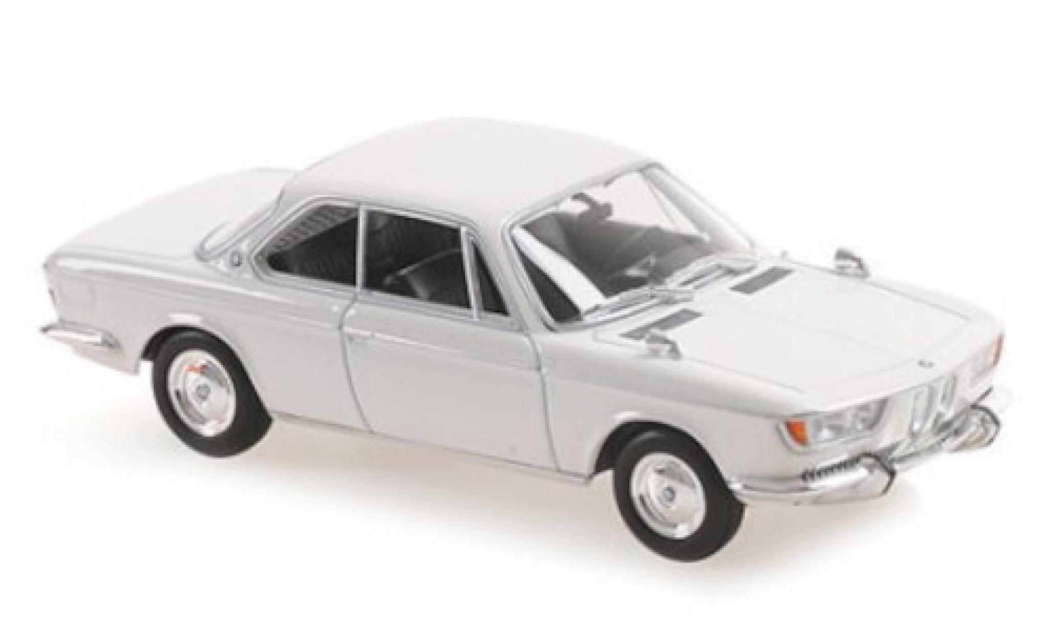 Bmw 2000 1/43 Maxichamps CS bianco 1967 modellino in miniatura