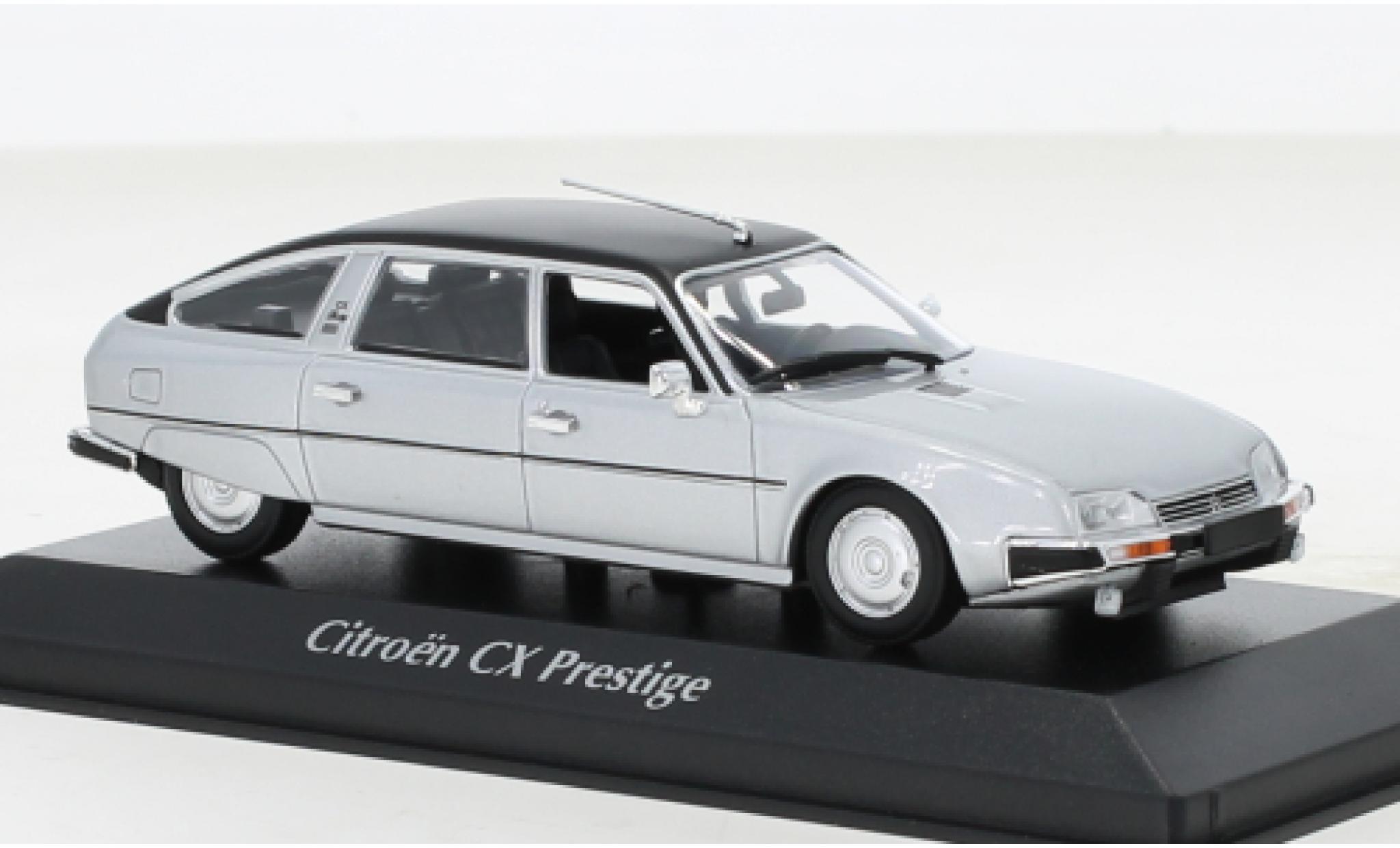 Citroen CX 1/43 Maxichamps Prestige grigio/nero 1980 modellino in miniatura