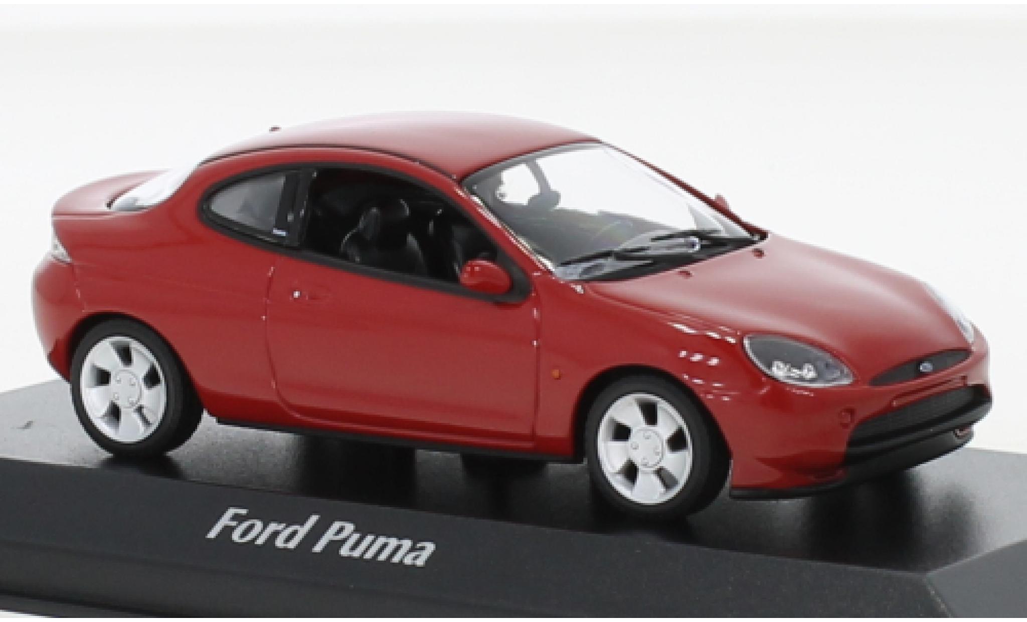 Ford Puma 1/43 Maxichamps rosso 1996 modellino in miniatura