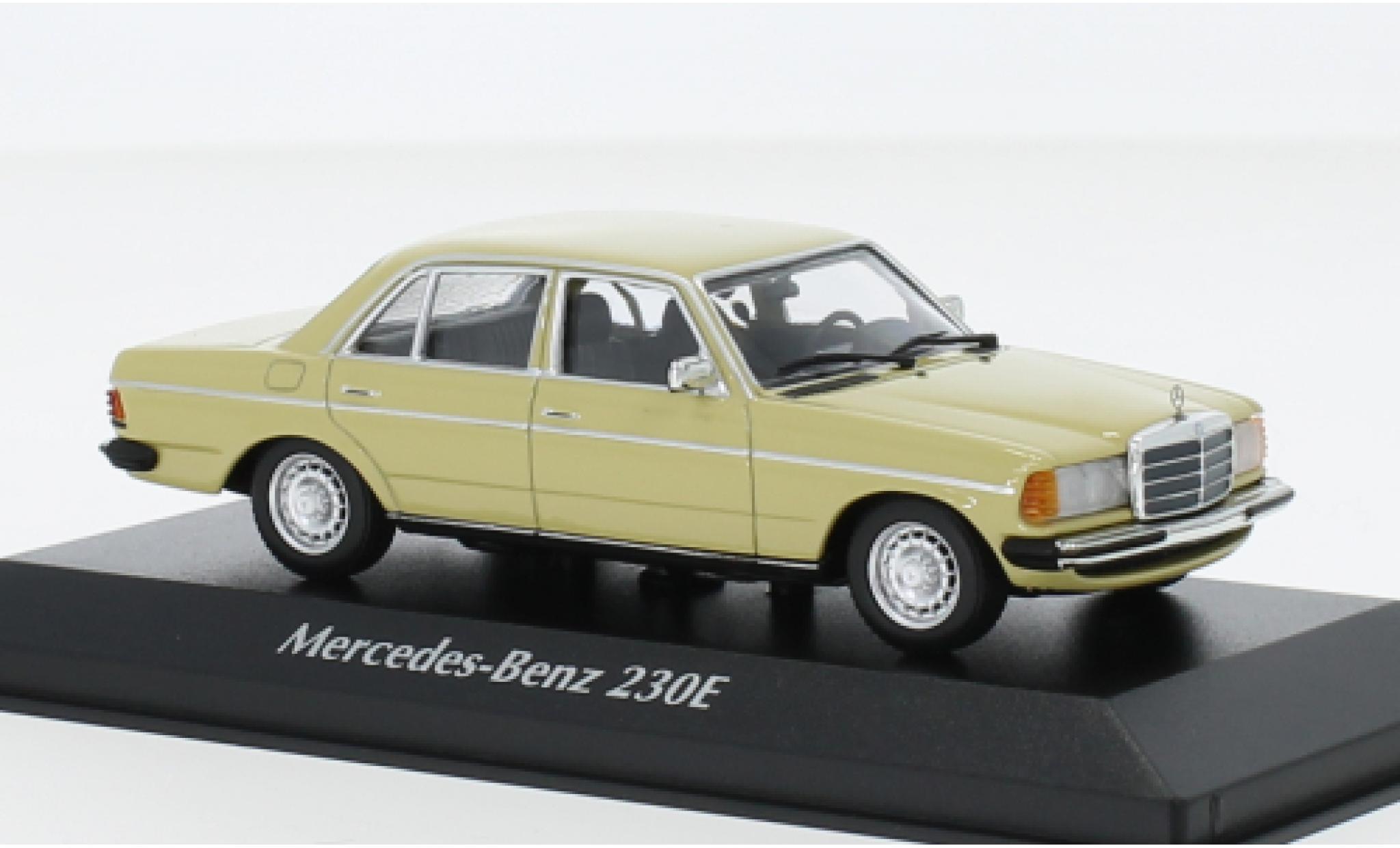 Mercedes 230 1/43 Maxichamps E (W123) beige 1982 modellino in miniatura