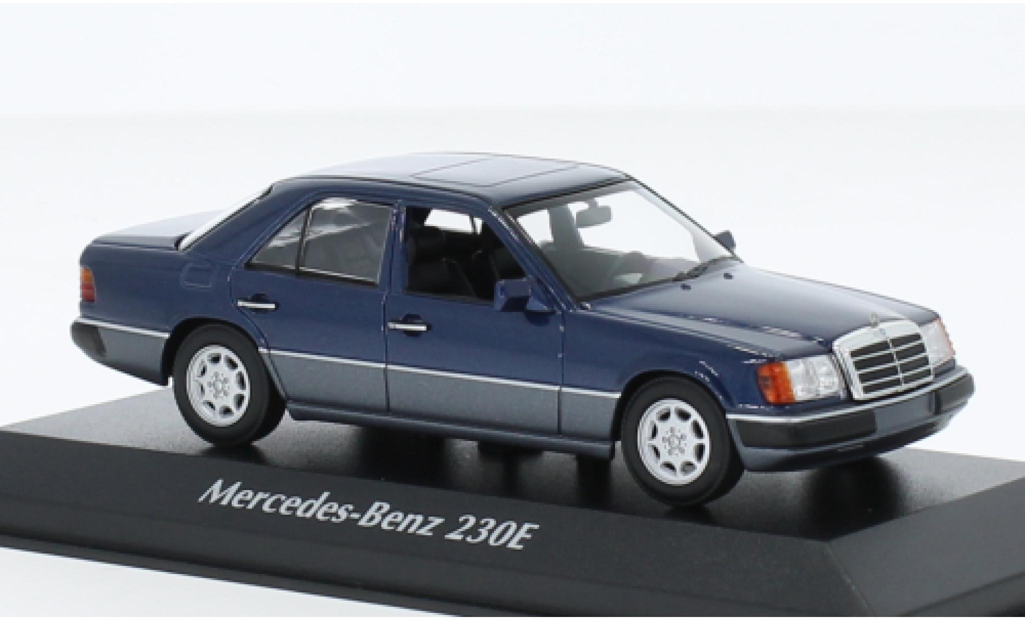 Mercedes 230 1/43 Maxichamps E (W124) metallise blu foncé 1991 modellino in miniatura
