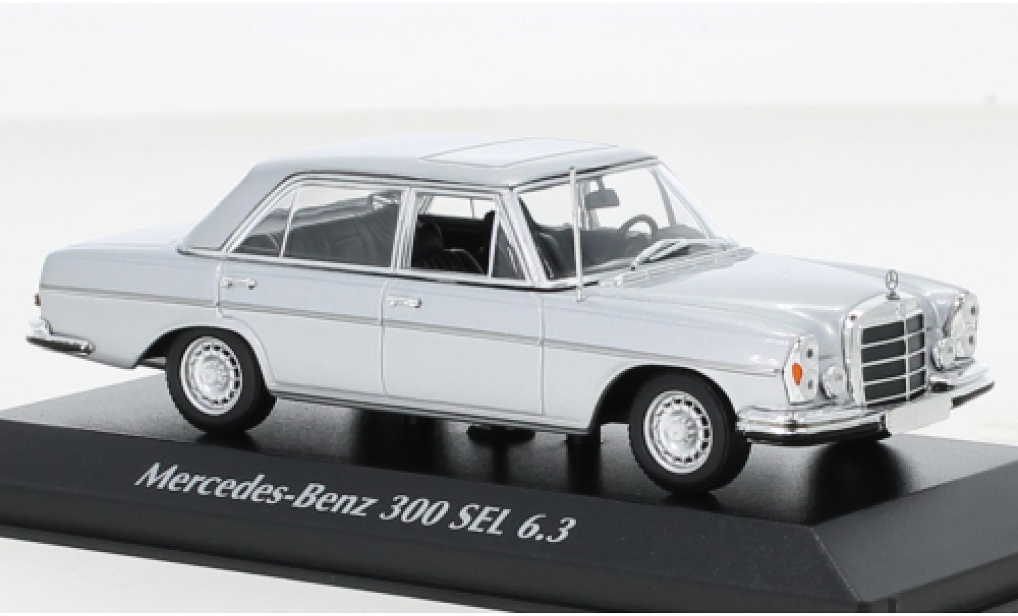 Mercedes 300 1/43 Maxichamps SEL 6.3 (W109) d 1968 modellino in miniatura