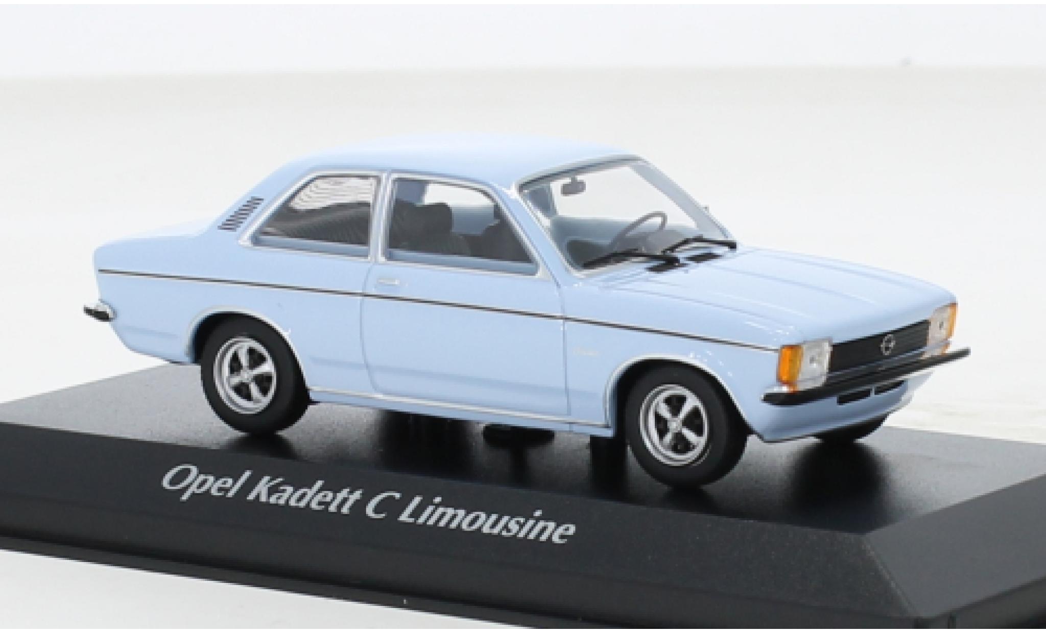 Opel Kadett 1/43 Maxichamps C Berlina blu 1978 modellino in miniatura