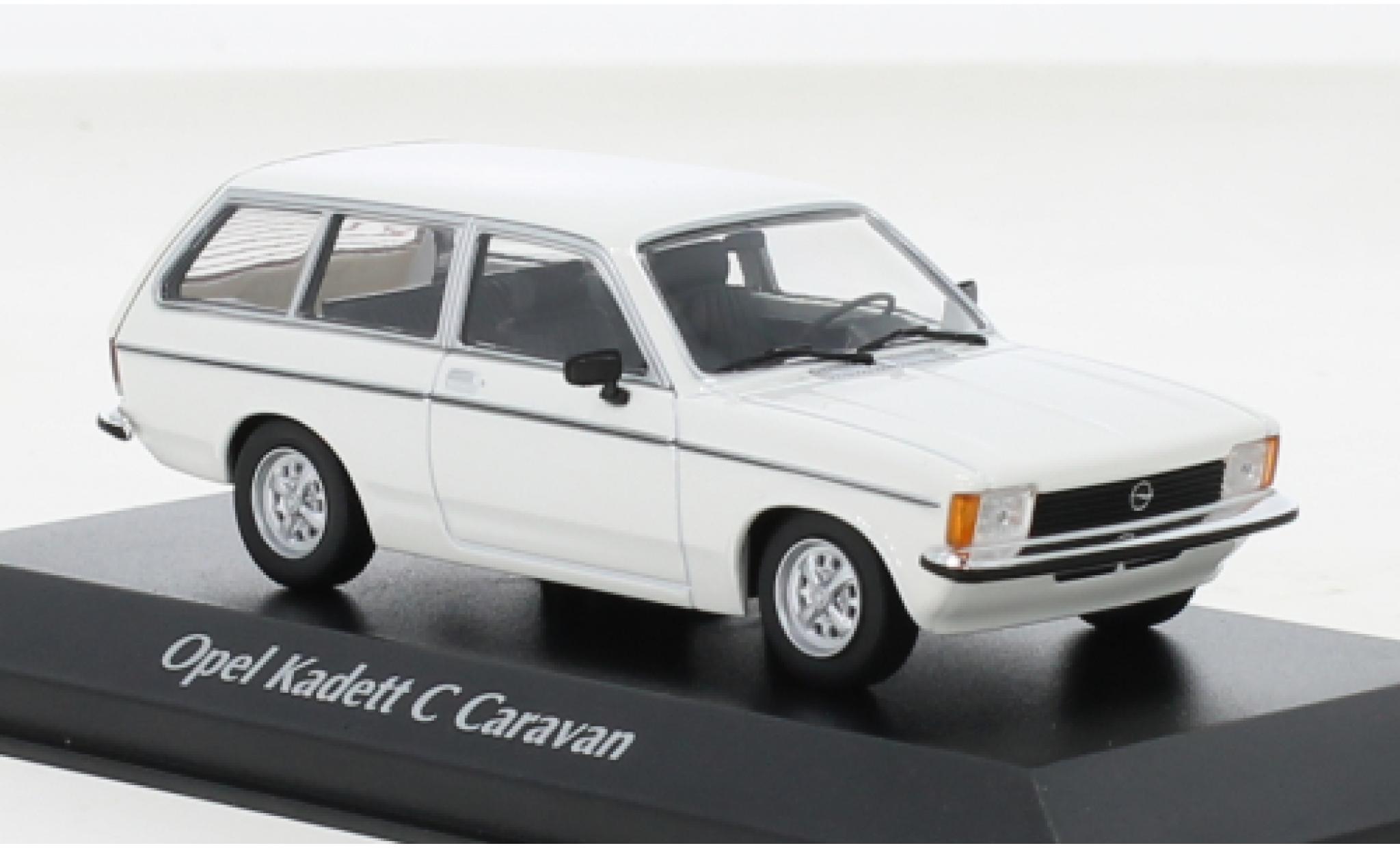 Opel Kadett 1/43 Maxichamps C Caravan L bianco 1978 modellino in miniatura