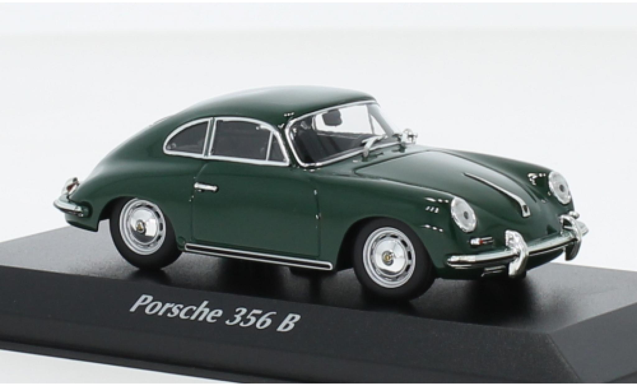 Porsche 356 1/43 Maxichamps B verde foncé 1961 modellino in miniatura