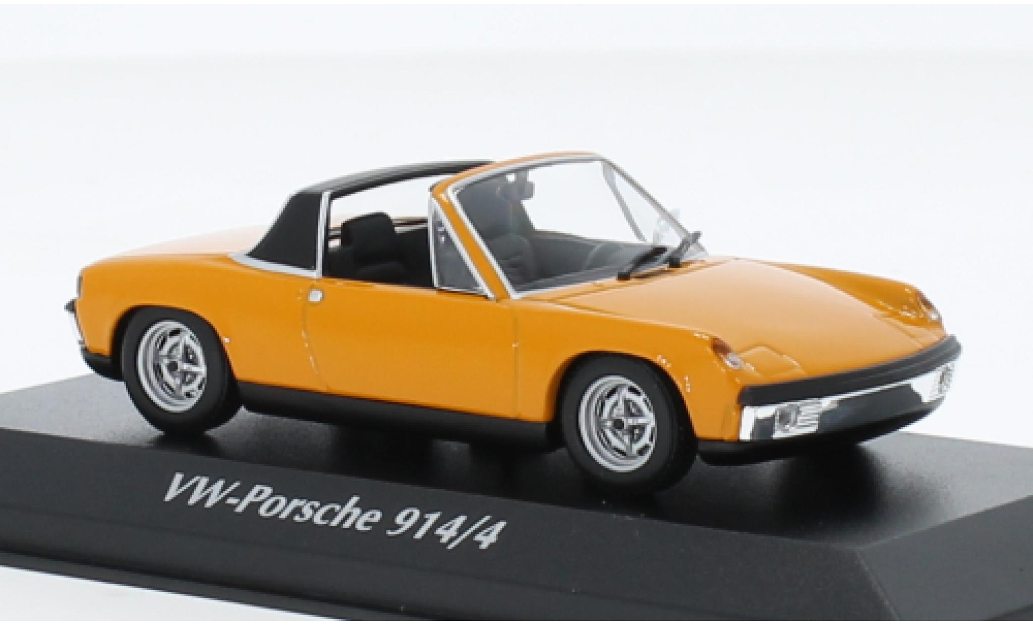 Porsche 914 1/43 Maxichamps /4 orange 1972 modellino in miniatura