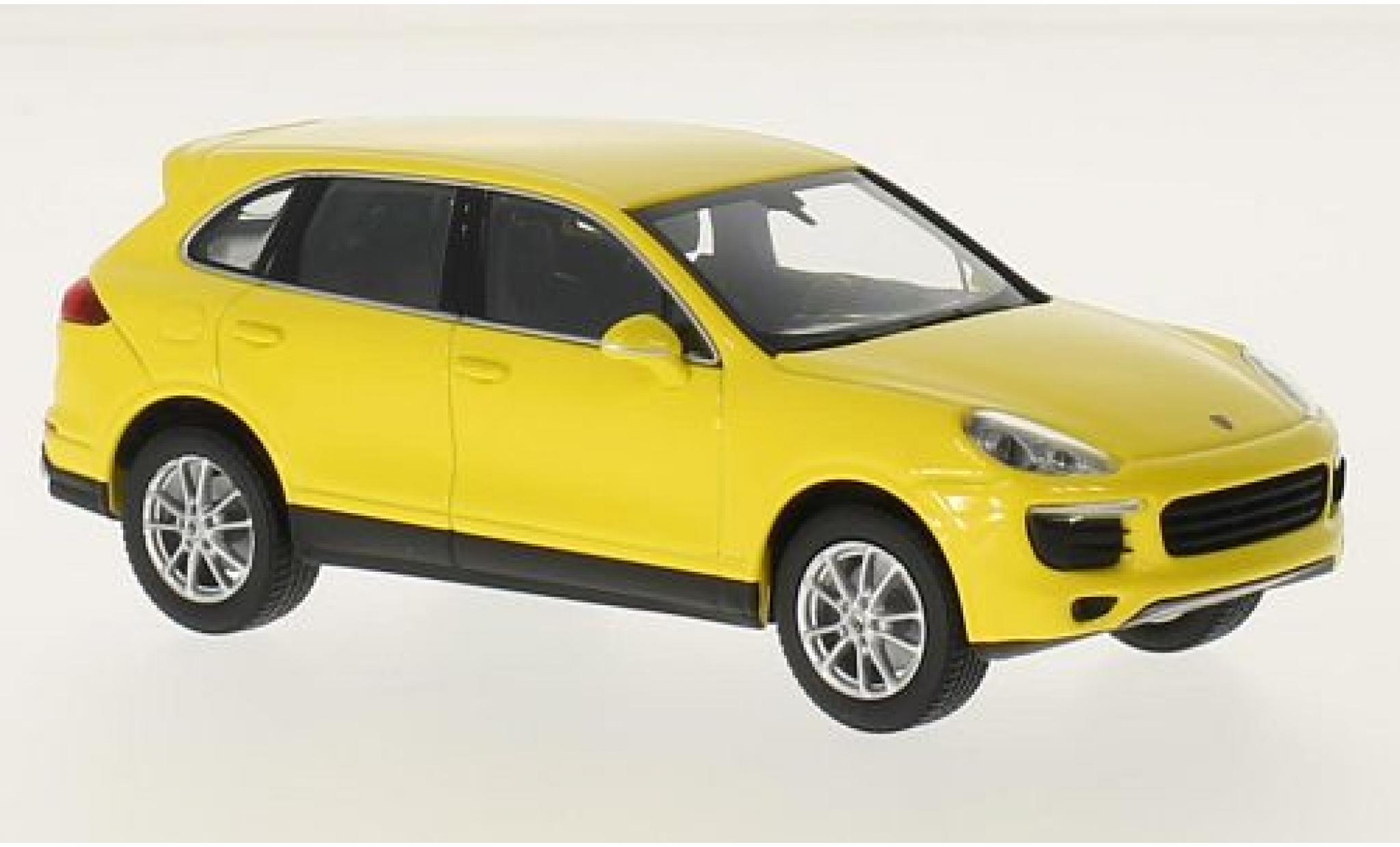 Porsche Cayenne 1/43 Maxichamps giallo 2014 modellino in miniatura