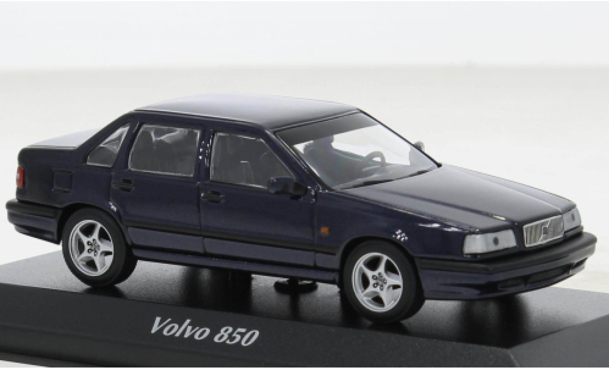 Volvo 850 1/43 Maxichamps metallise blu 1994 modellino in miniatura