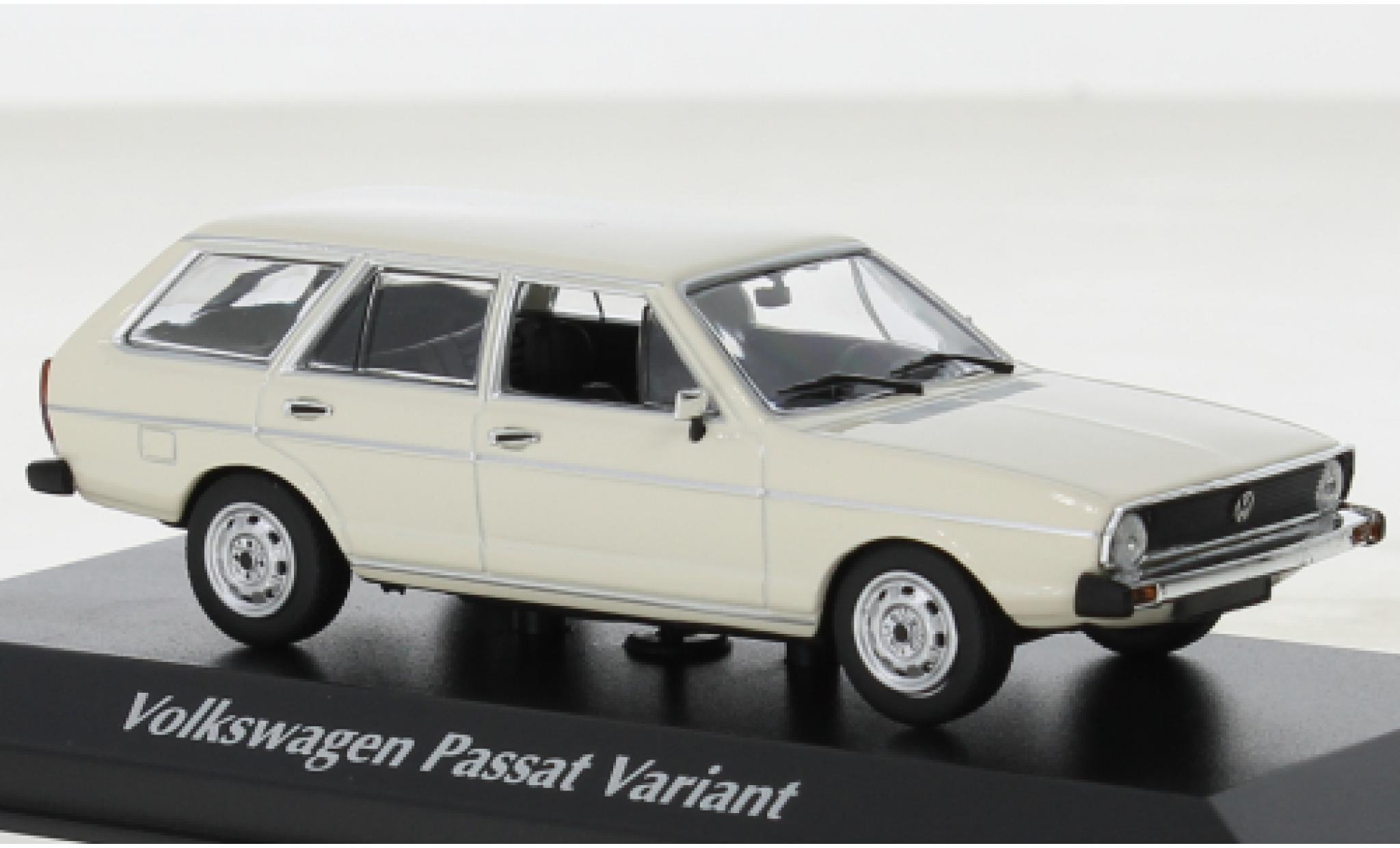 Volkswagen Passat 1/43 Maxichamps Variant bianco 1975 modellino in miniatura