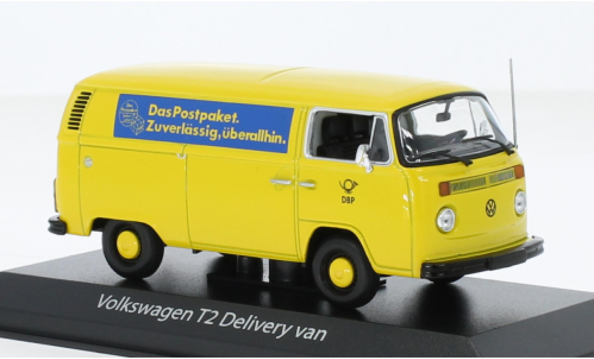 Volkswagen T2 1/43 Maxichamps fourgon Allemand Bundespost 1972 modellino in miniatura