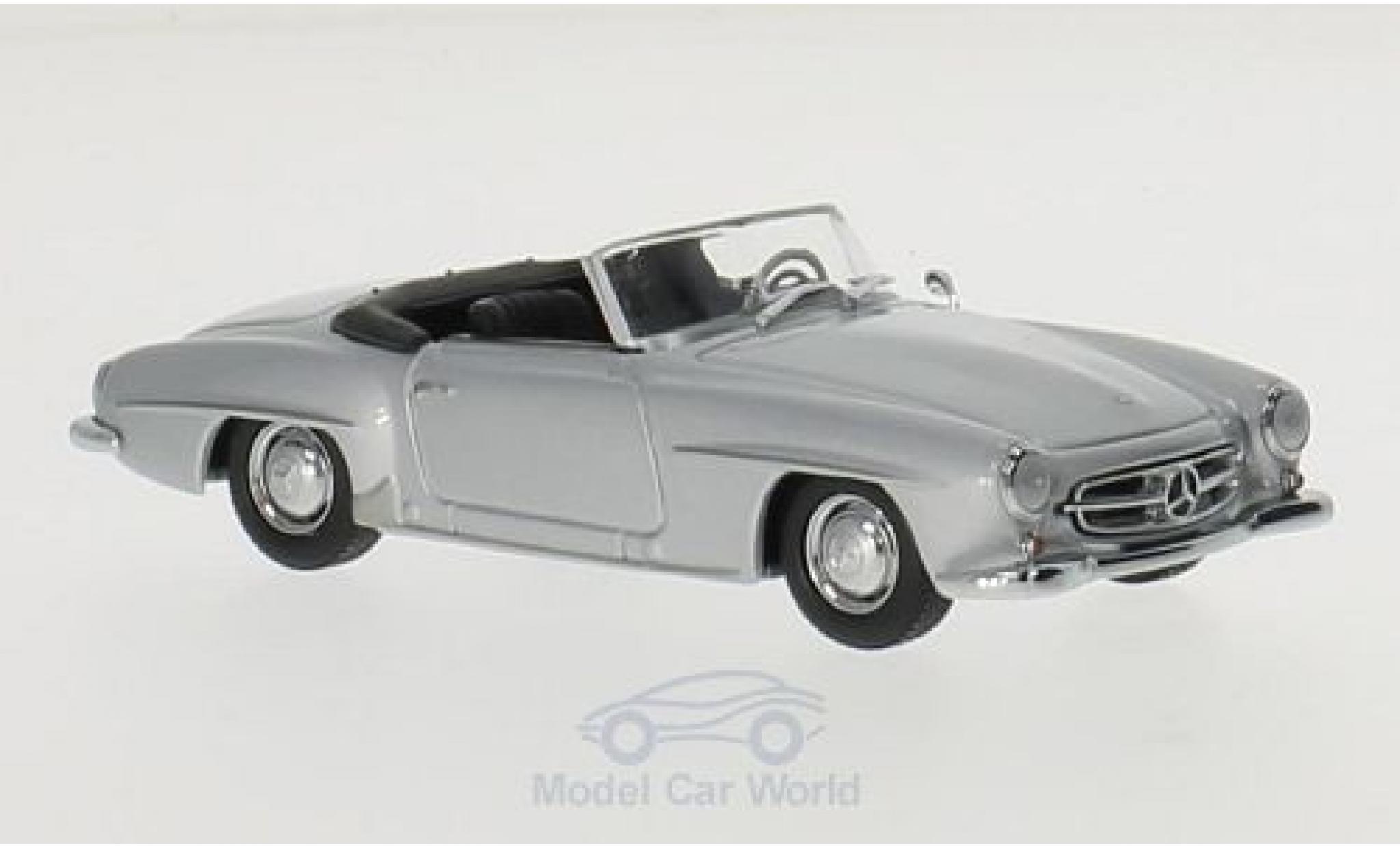 Mercedes 190 SL 1/43 Maxichamps SL (W121) grigio 1955 modellino in miniatura