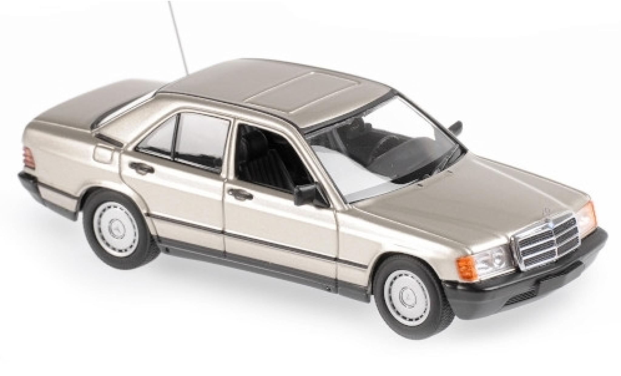 Mercedes 190 1/43 Maxichamps E (W201) metallico beige 1984 modellino in miniatura