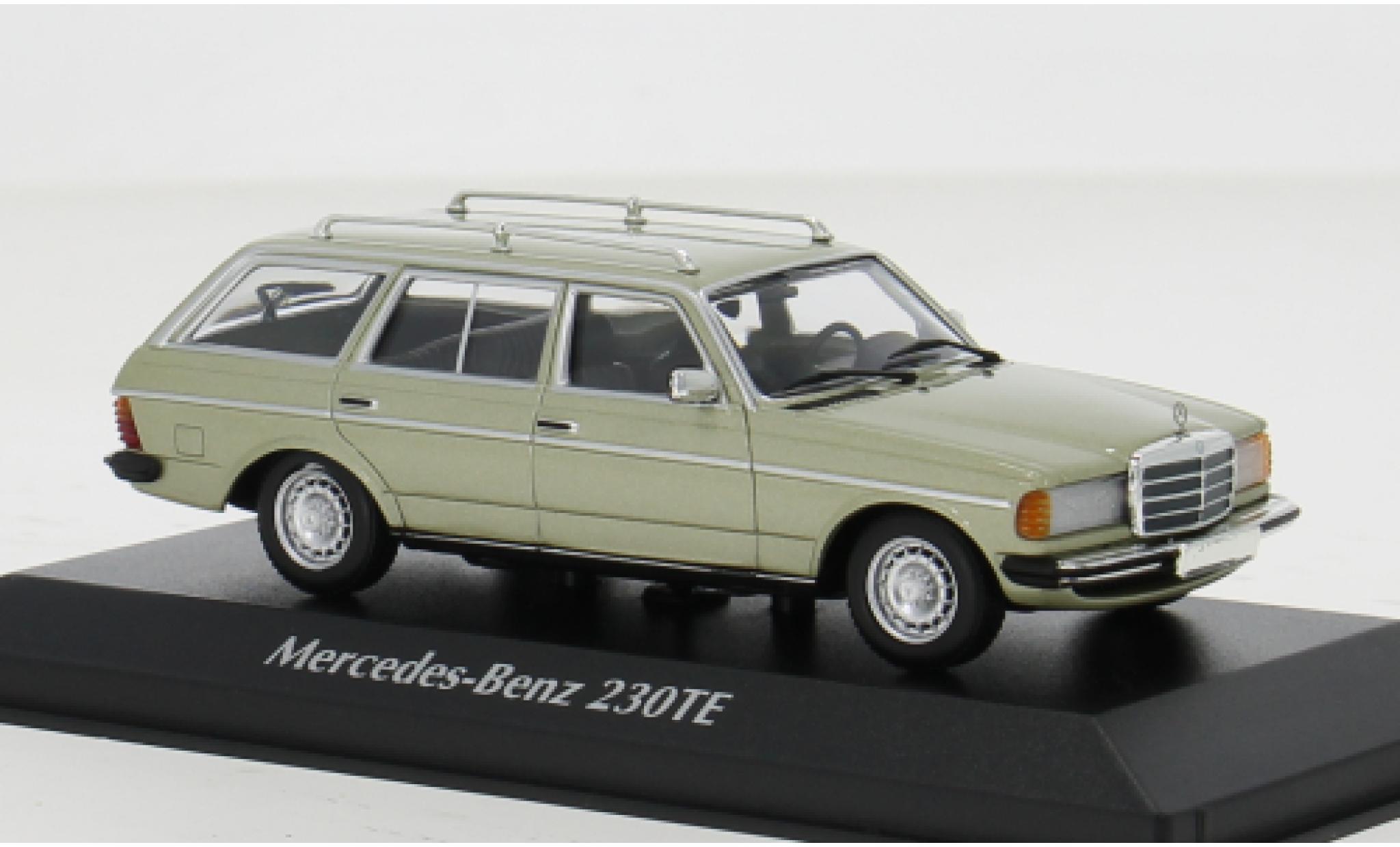 Mercedes 230 1/43 Maxichamps TE (W123) metallise grün 1982 1:43 modellino in miniatura