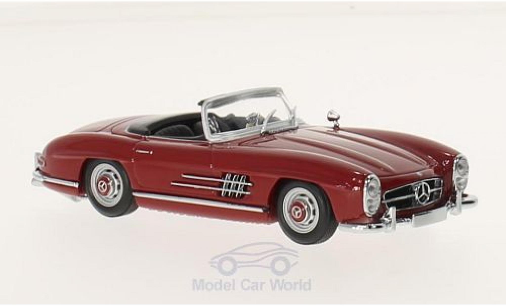 Mercedes 300 TE 1/43 Maxichamps SL Roadster (W198 II) rosso 1955 modellino in miniatura
