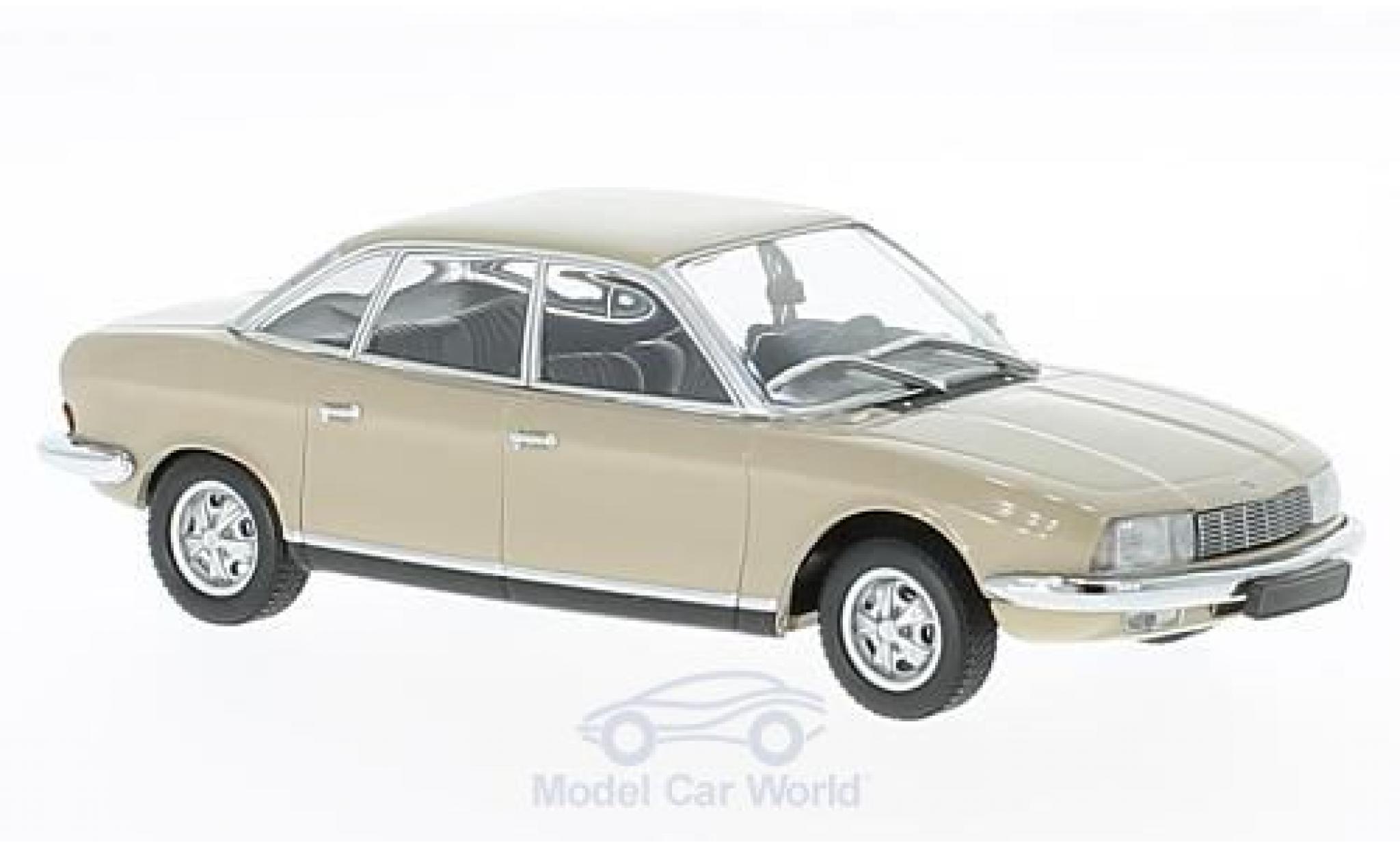 NSU RO 1/43 Maxichamps Ro 80 beige 1972 modellino in miniatura