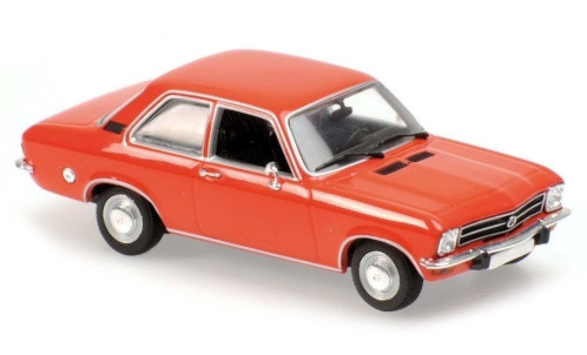 Opel Ascona 1/43 Maxichamps A orange 1970 modellino in miniatura