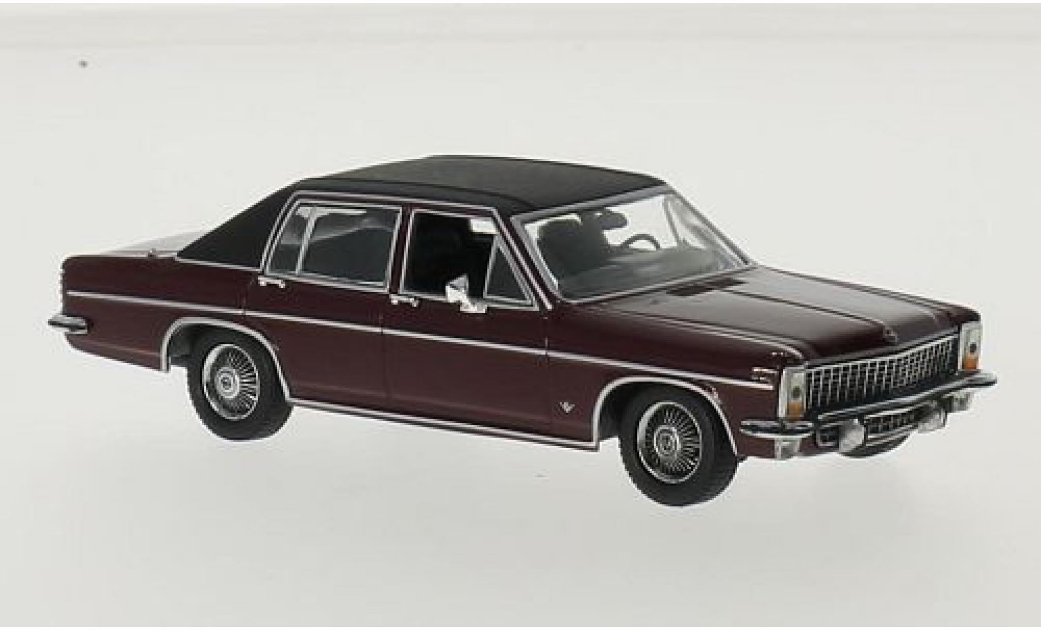 Opel Diplomat 1/43 Maxichamps B rosso/nero 1969 modellino in miniatura