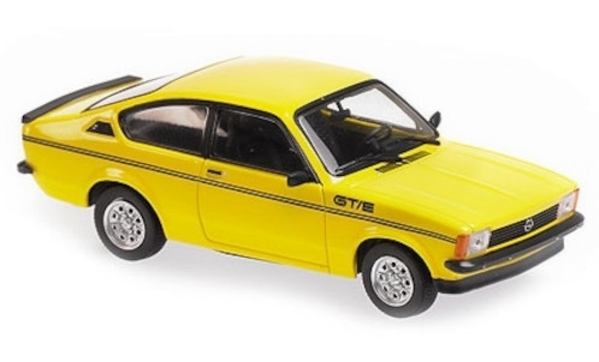 Opel Kadett 1/43 Maxichamps C GT/E giallo 1978 modellino in miniatura