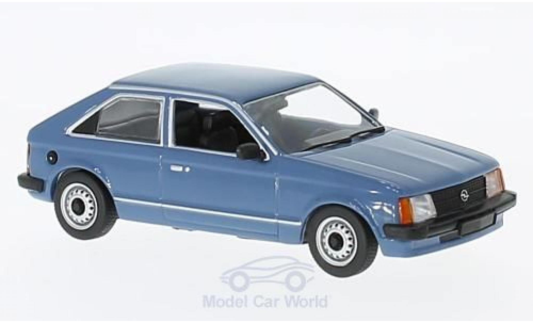 Opel Kadett 1/43 Maxichamps D blu 1979 modellino in miniatura