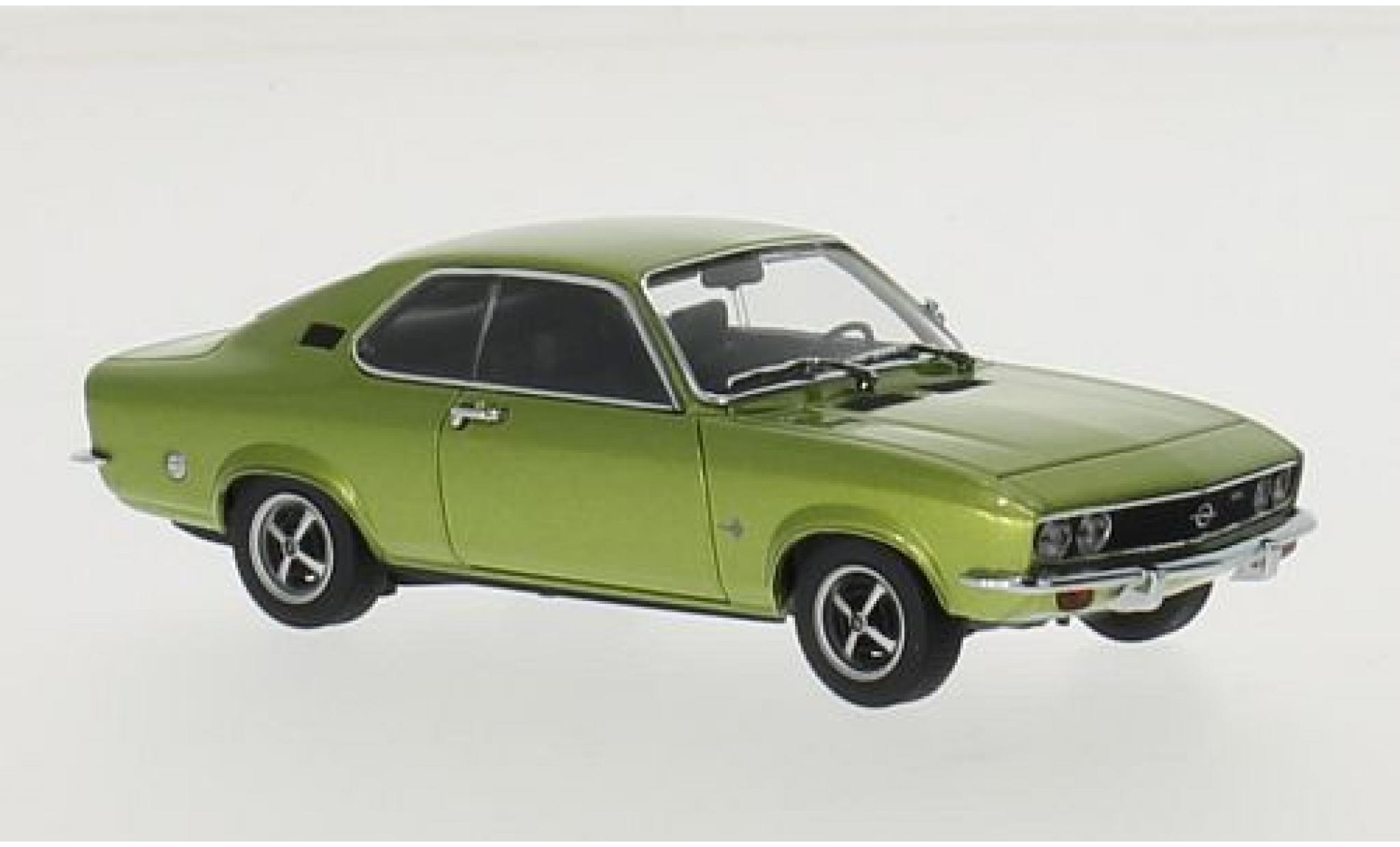 Opel Manta 1/43 Maxichamps A metallico verde 1970 modellino in miniatura