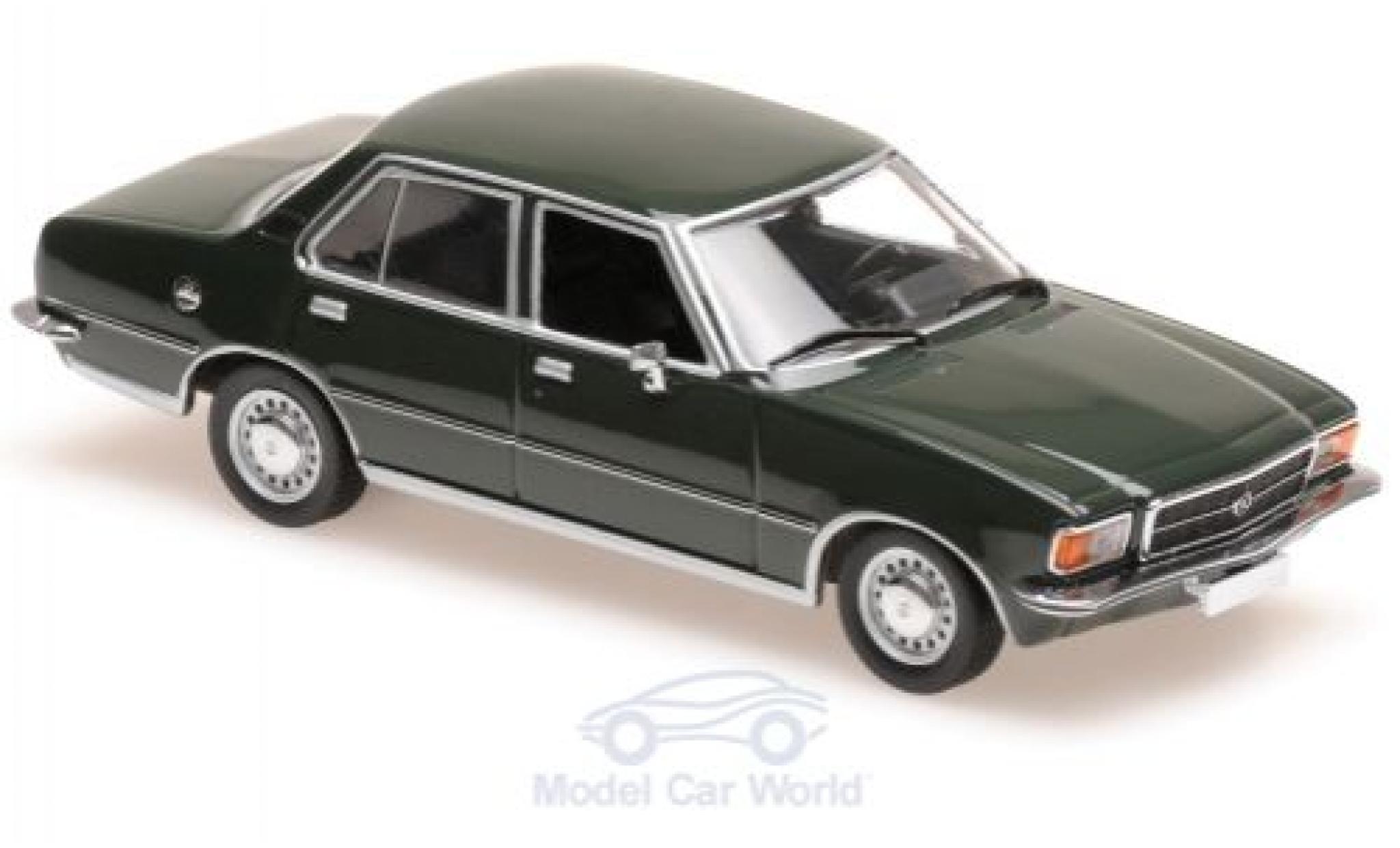 Opel Rekord 1/43 Maxichamps D verde 1975 modellino in miniatura