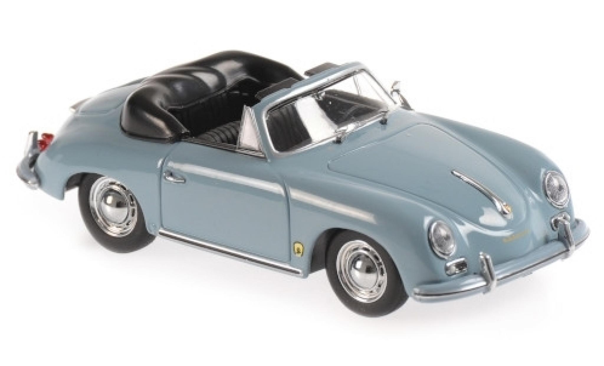 Porsche 356 1/43 Maxichamps A Cabriolet blu 1956 modellino in miniatura